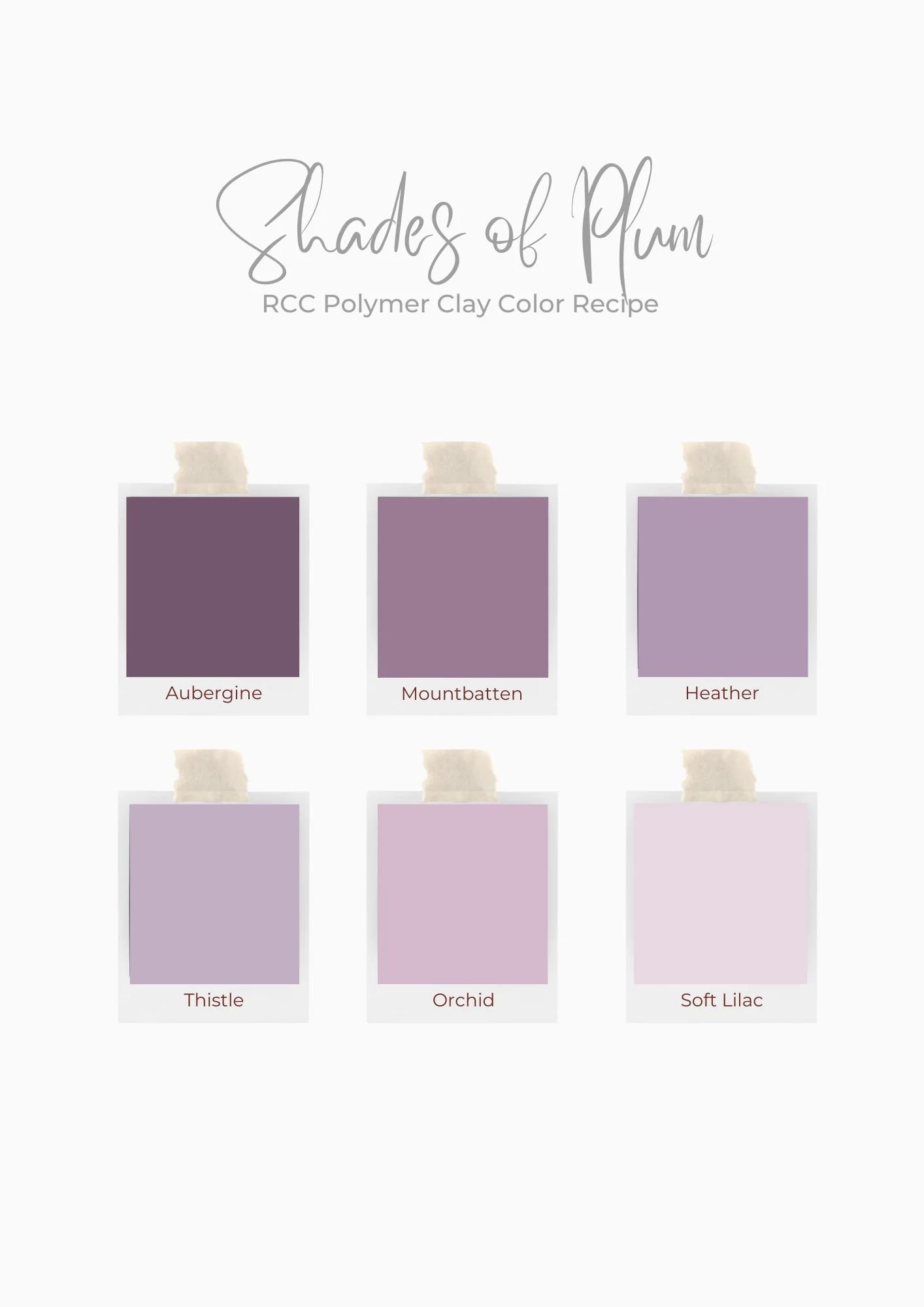 Shades of Plum Color Palette — RoClayCo