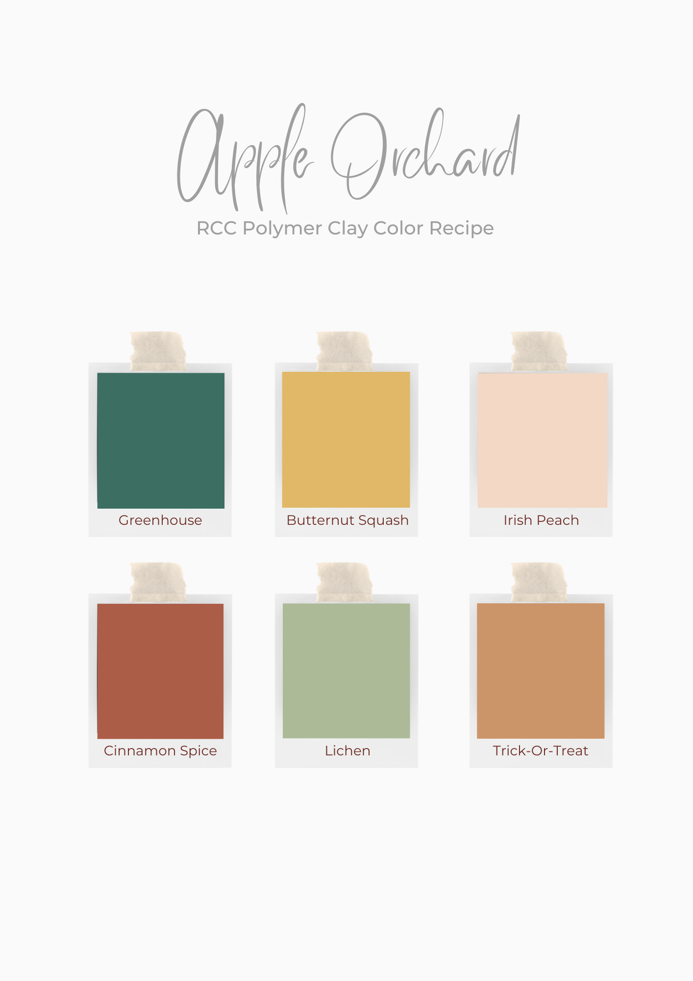 Apple Orchard Color Palette RoClayCo