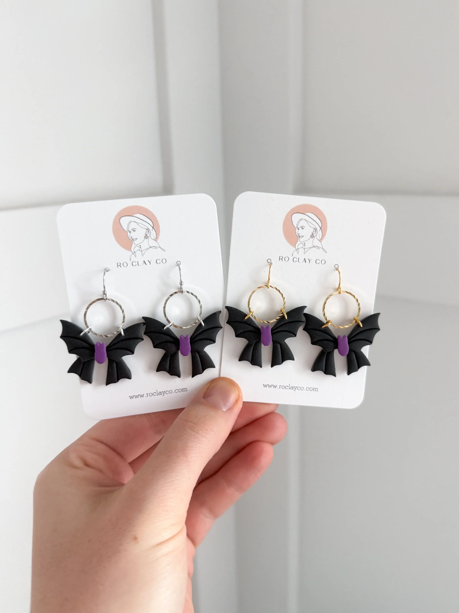 Bat Bow Dangles
