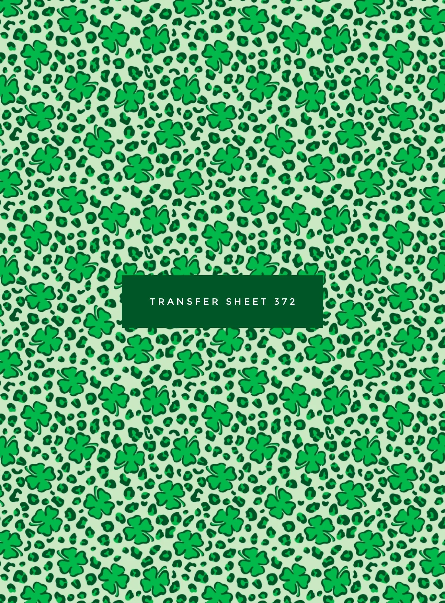 Transfer Sheet 372 (Clover Leopard)