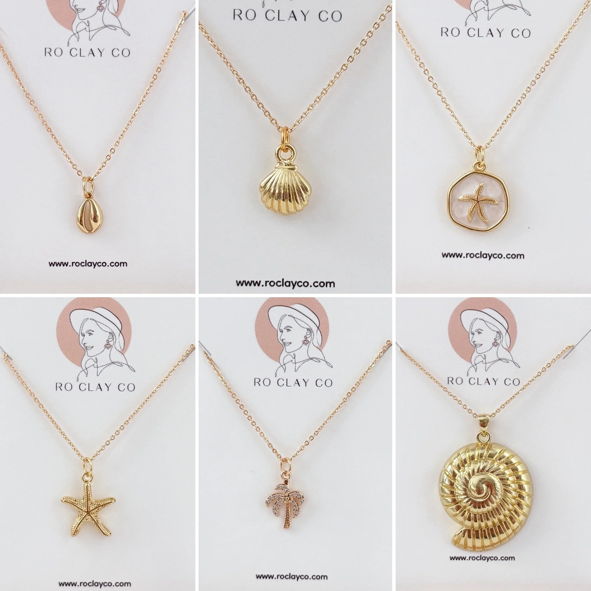 Beachy Necklaces (Multiple Styles)