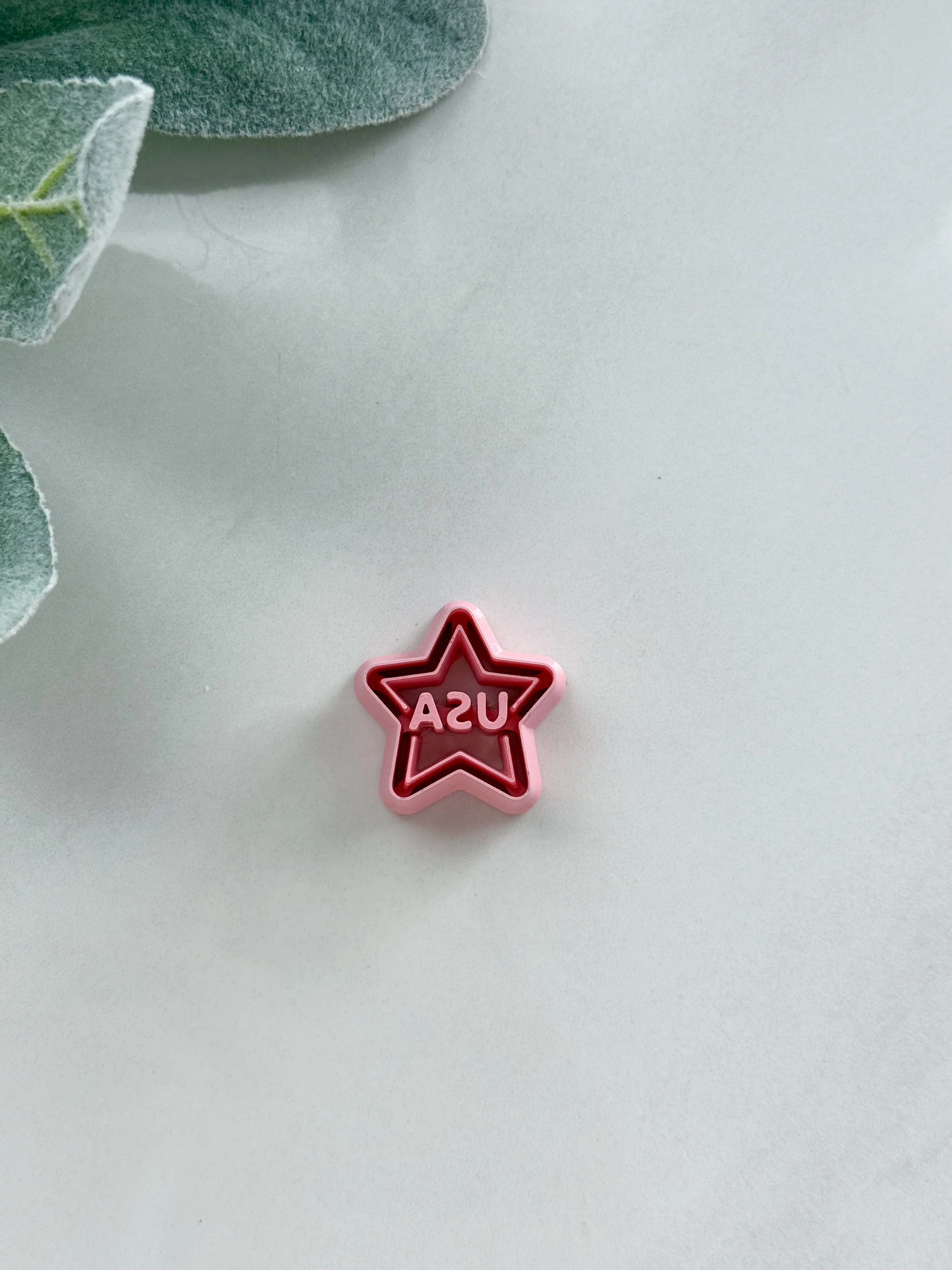 USA Embossed Star