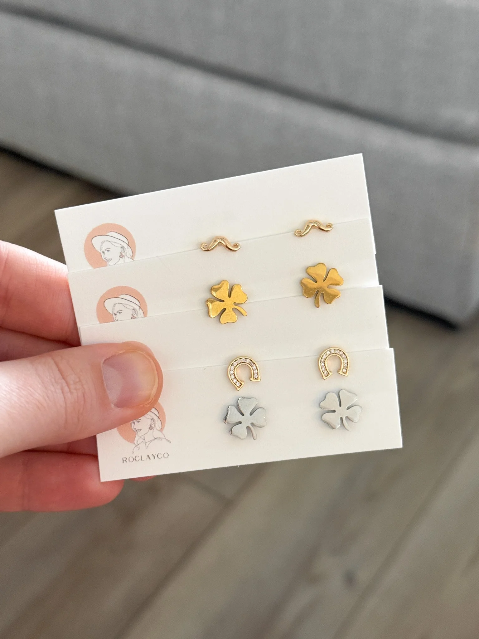 Metal St Patrick's Day Earrings