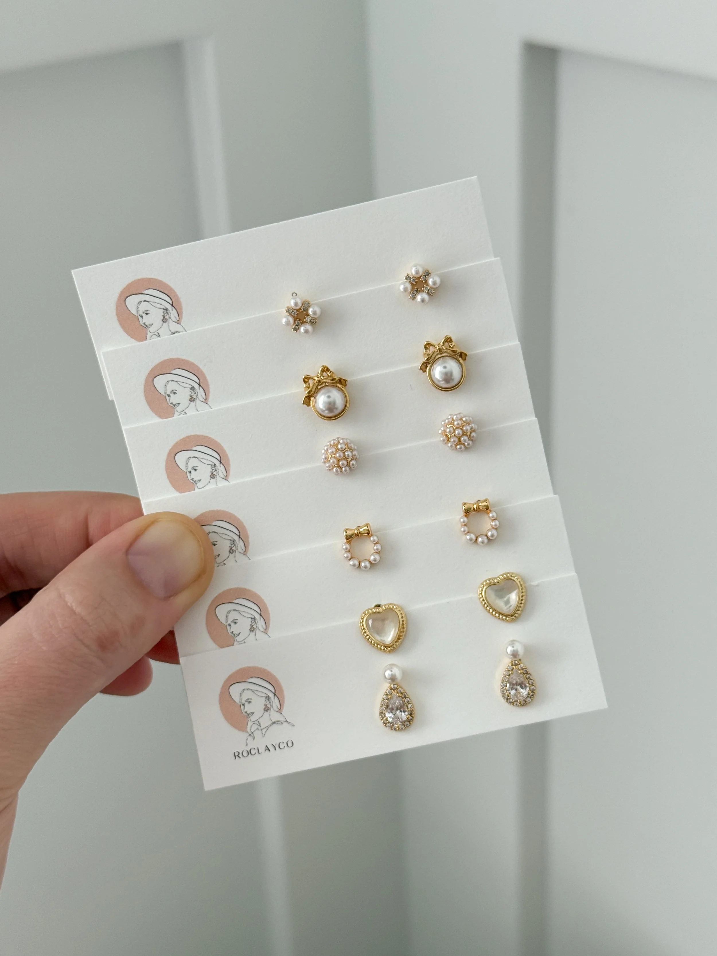 Assorted Pearly Studs