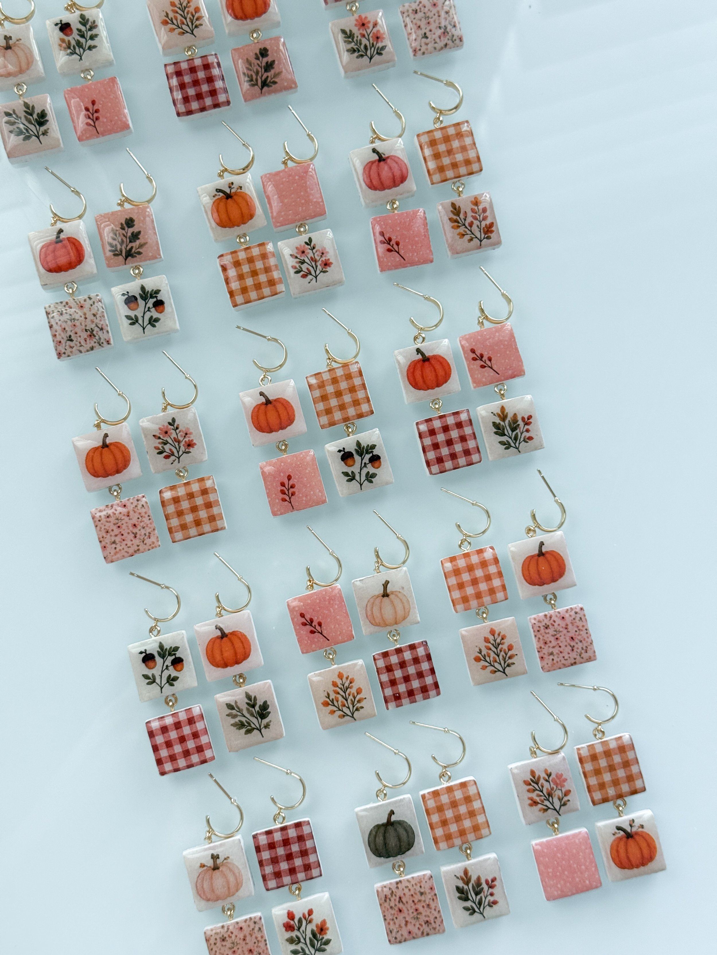 Pumpkin Patchwork Dangles