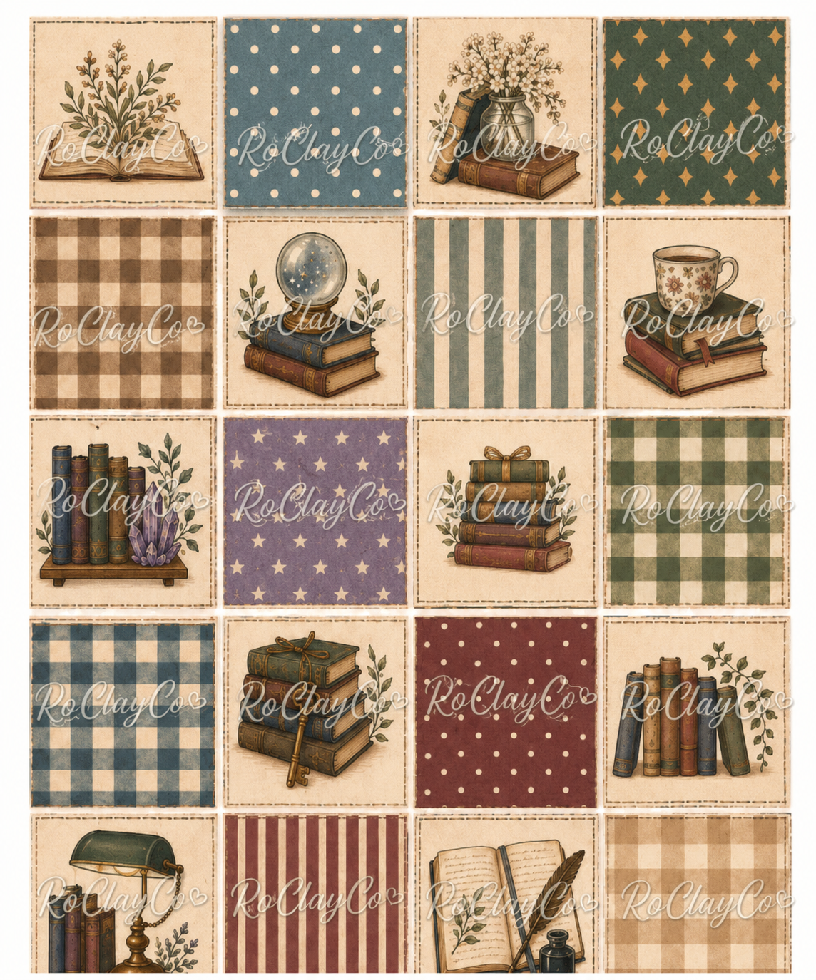 Transfer Sheet 467 (Fantasy Patchwork)