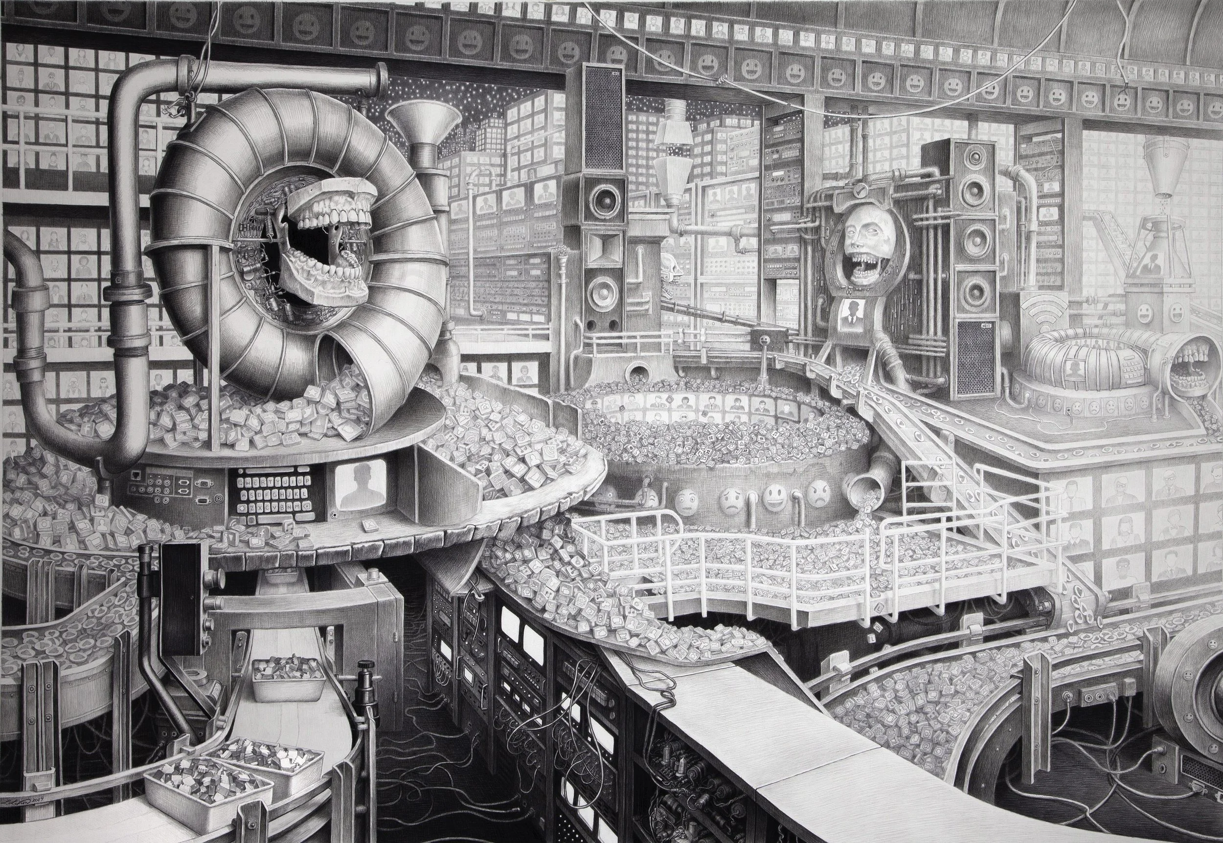 NEWSFEED+2019,+charcoal&pencil+on+paper,+38.5%22x55.5%22,+frame,+44.5%22x61.5%22.jpg