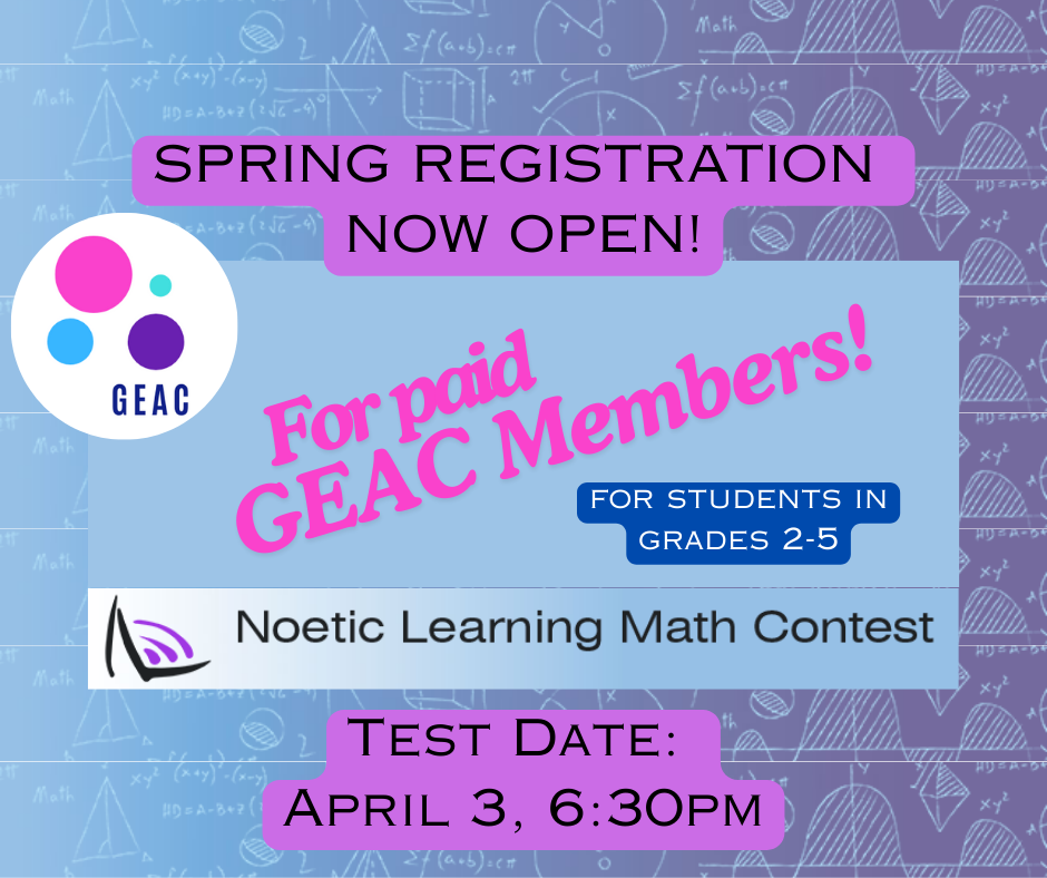 Spring Noetic Math Challenge