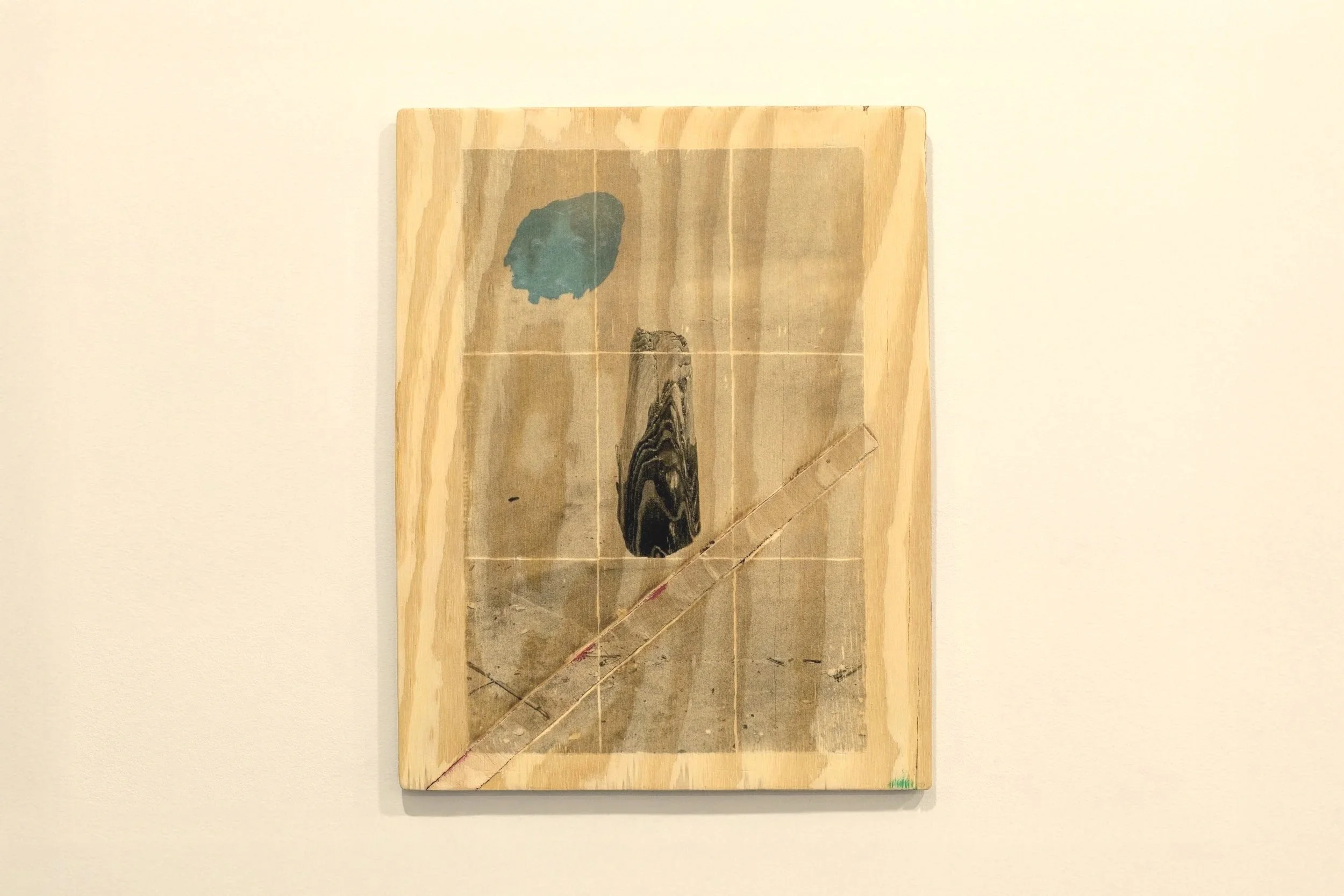 "Midday Form: Stage I", Photo Transfer on Wood, 16" x 20", 2025 ---- Exhibited at Westlab + Gallery [March 16 - May 17 2025]