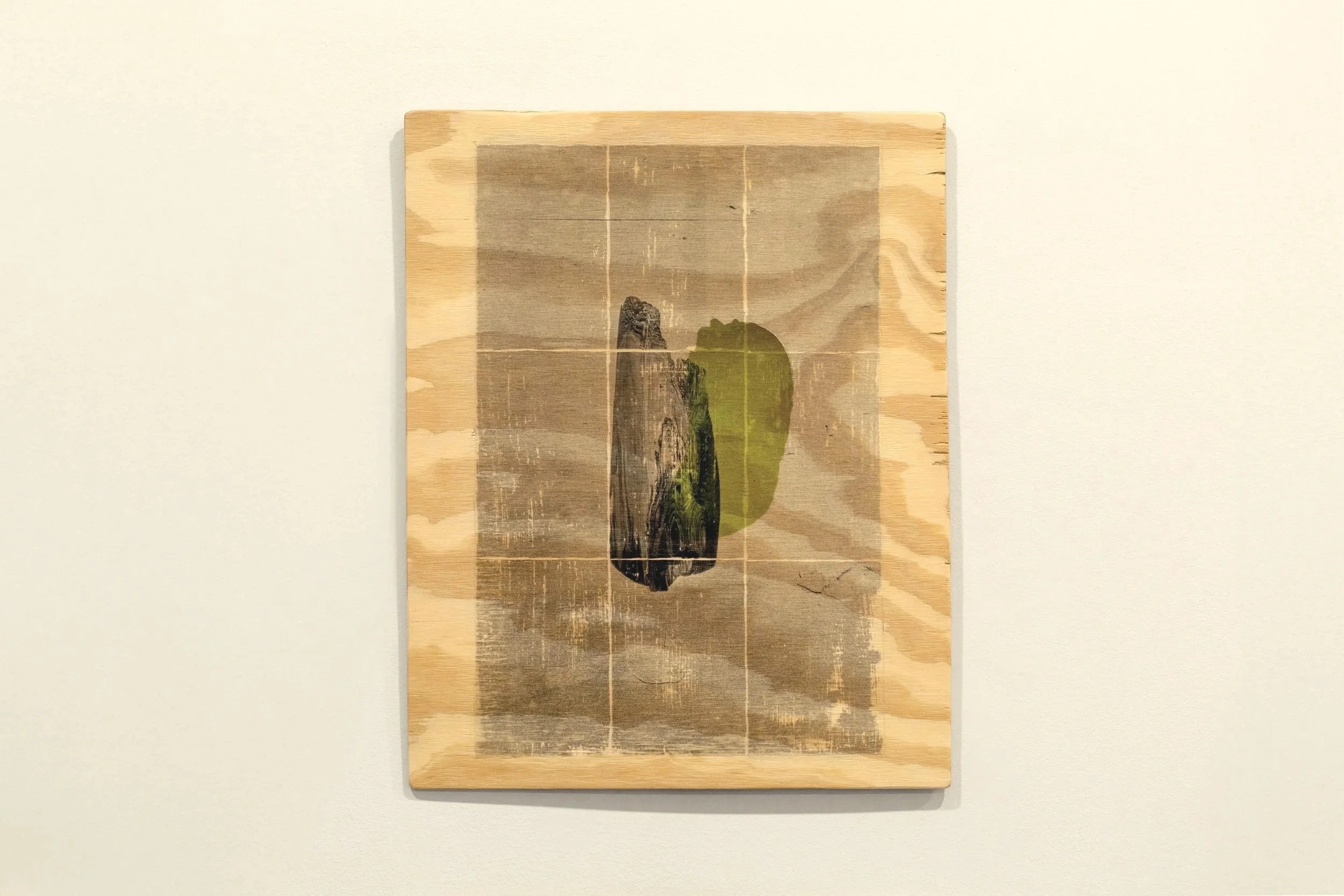 "Midday Form: Stage II", Photo Transfer on Wood, 16" x 20", 2025 ---- Exhibited at Westlab + Gallery [March 16 - May 17 2025]