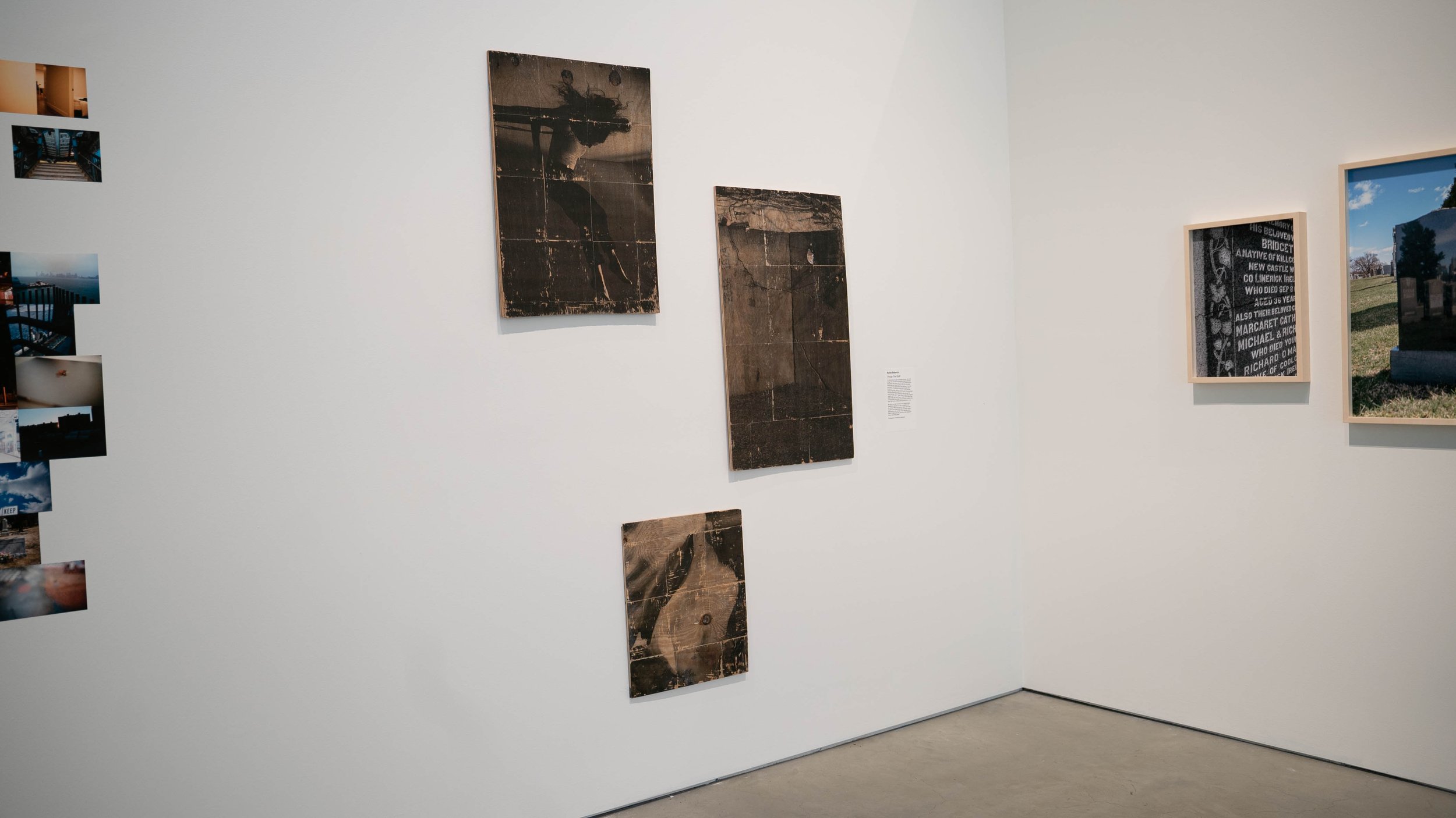 Things that Spill Series, Varying Dimensions, Photographic Transfer on Wood, 2023