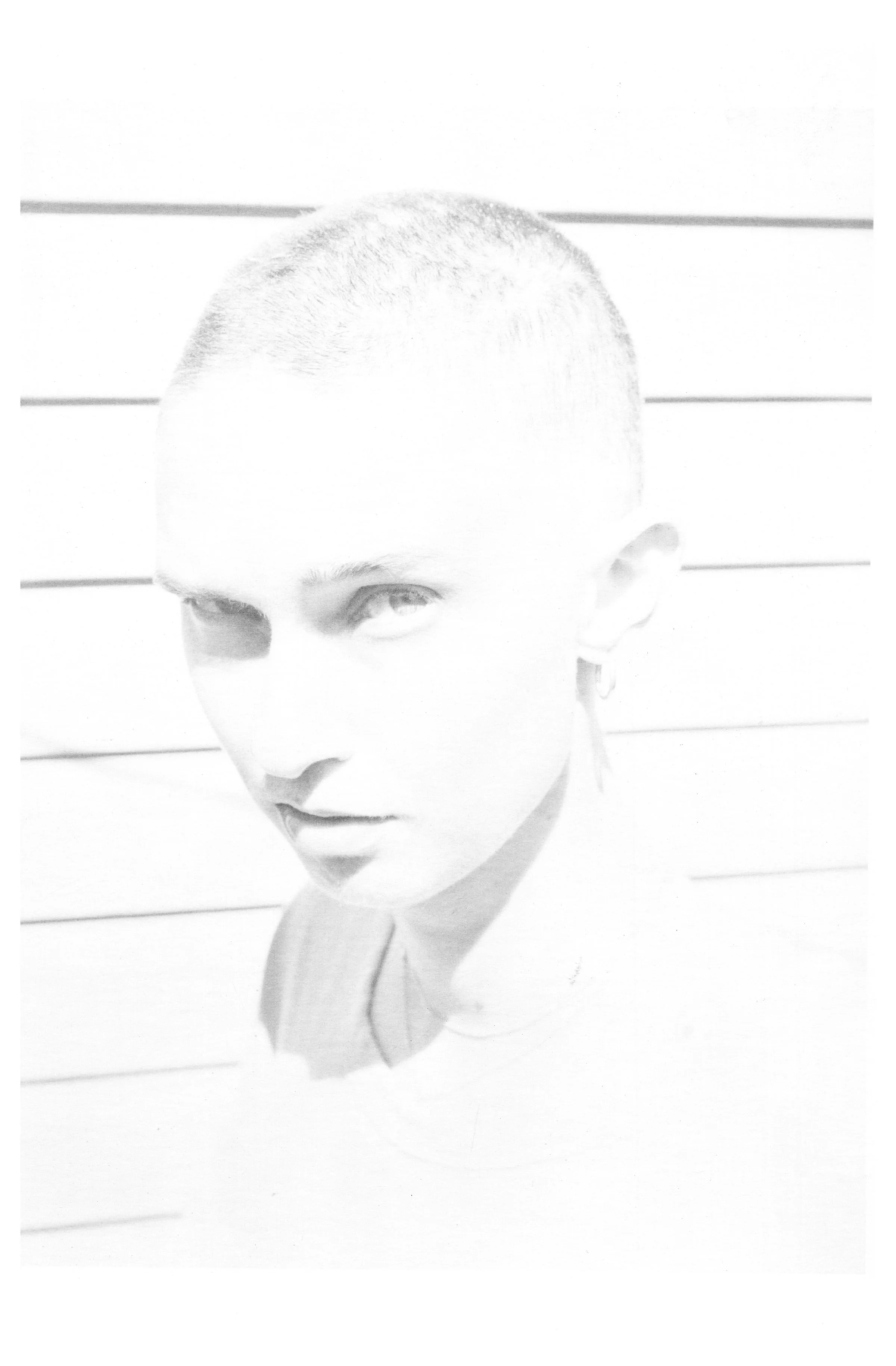 Series of [12] Self-Portraits  - No. 12, 5" x 7" Silver Gelatin Print, 2024