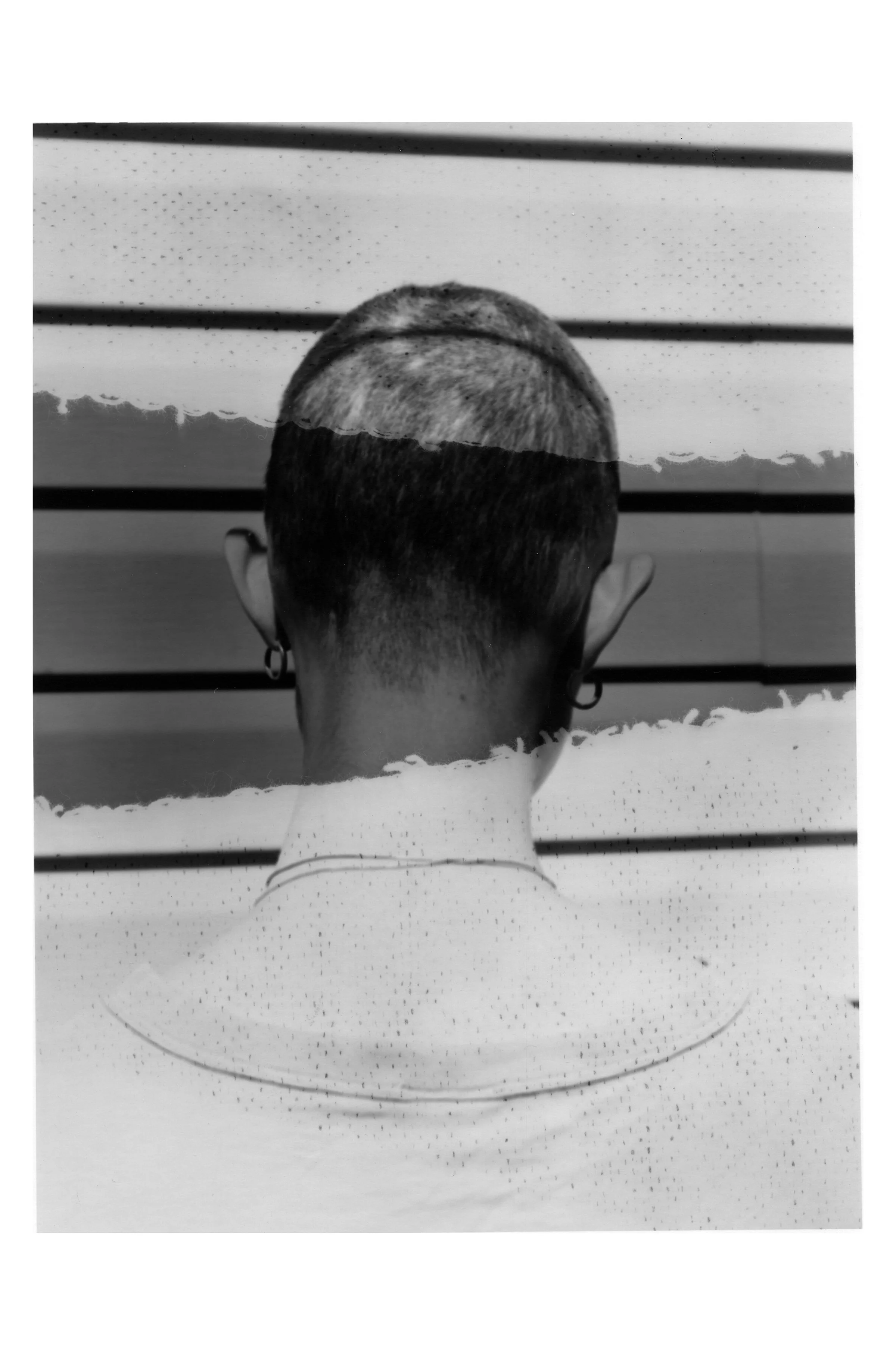 Series of [12] Self-Portraits  - No. 2, 5" x 7" Silver Gelatin Print, 2024