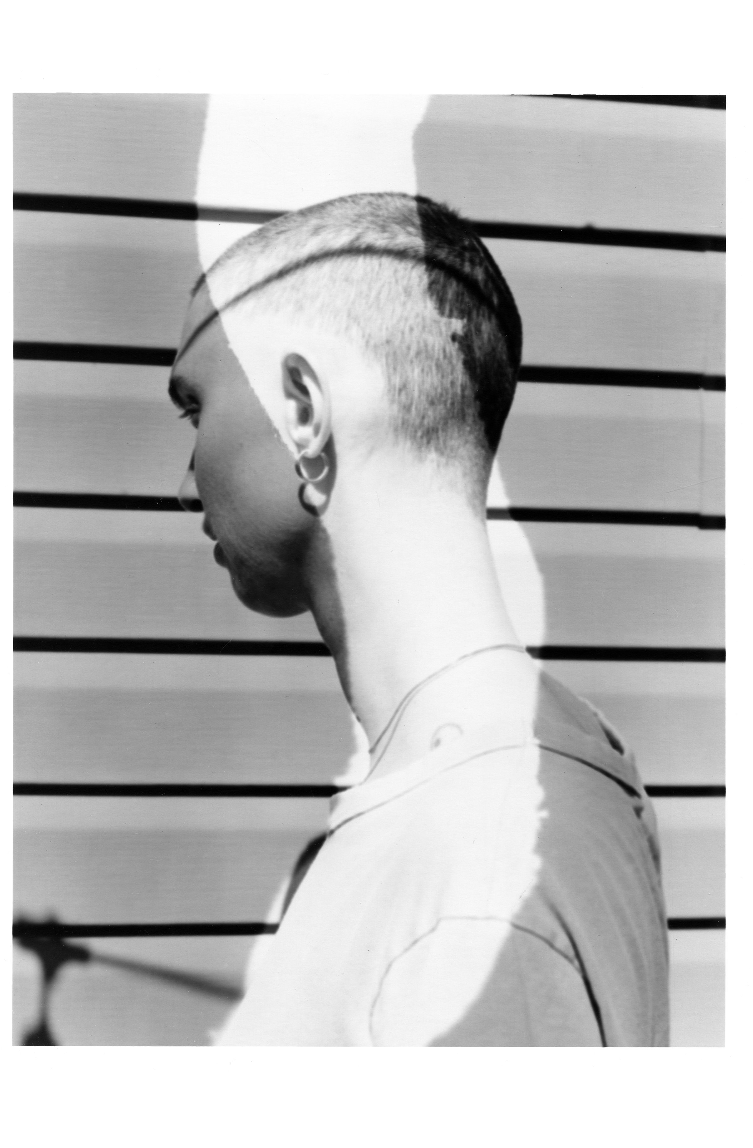 Series of [12] Self-Portraits  - No. 7, 5" x 7" Silver Gelatin Print, 2024