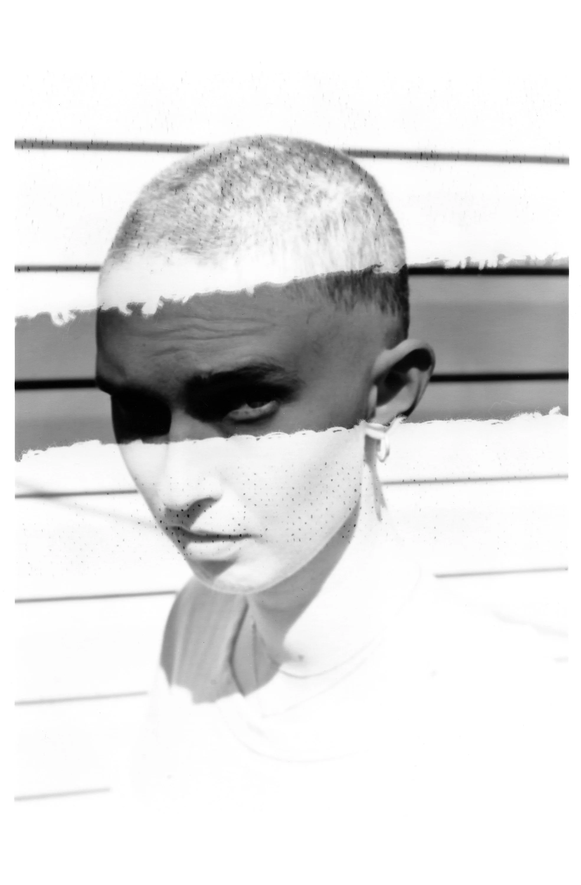 Series of [12] Self-Portraits  - No. 10, 5" x 7" Silver Gelatin Print, 2024