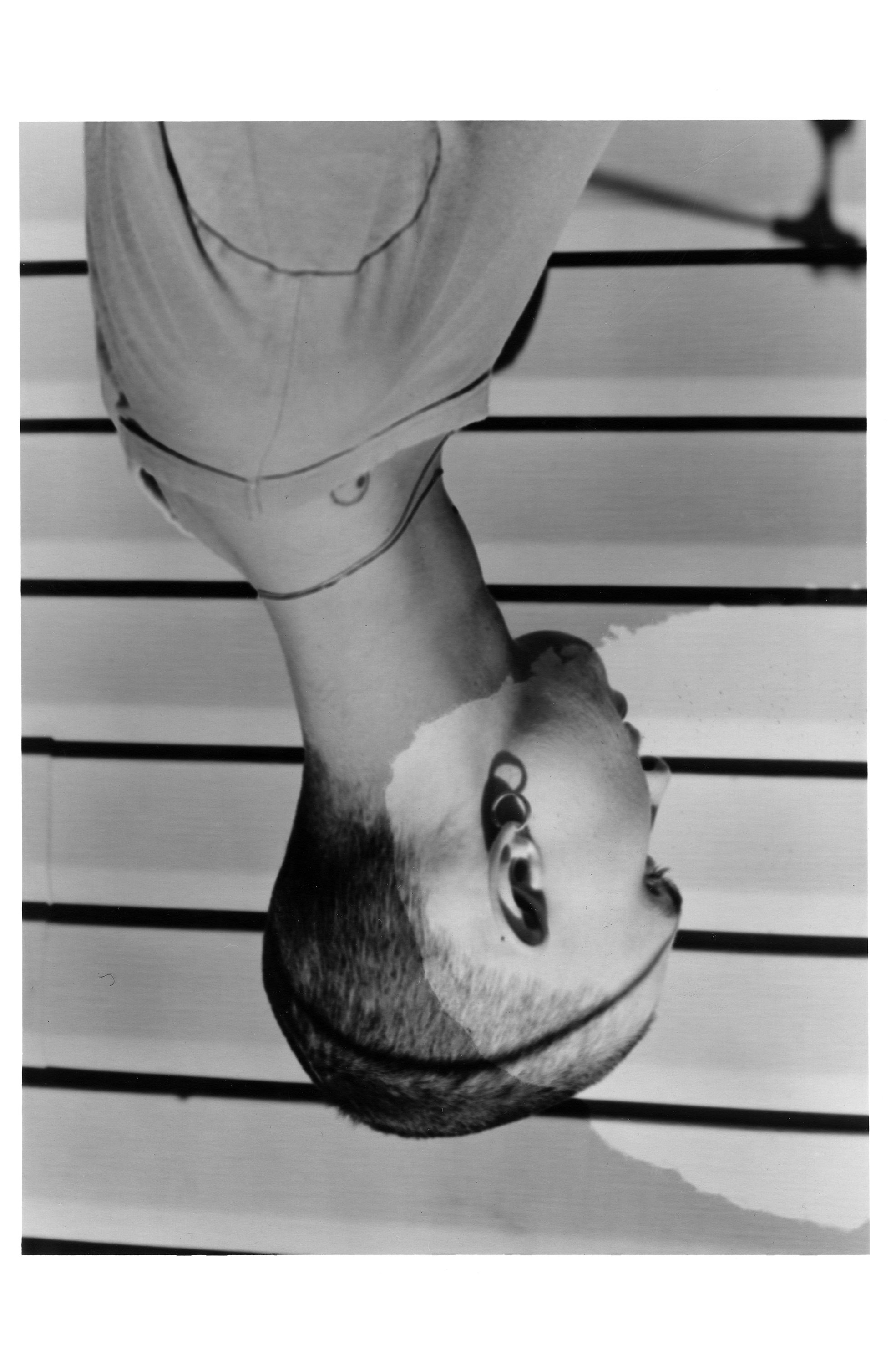 Series of [12] Self-Portraits  - No. 5, 5" x 7" Silver Gelatin Print, 2024