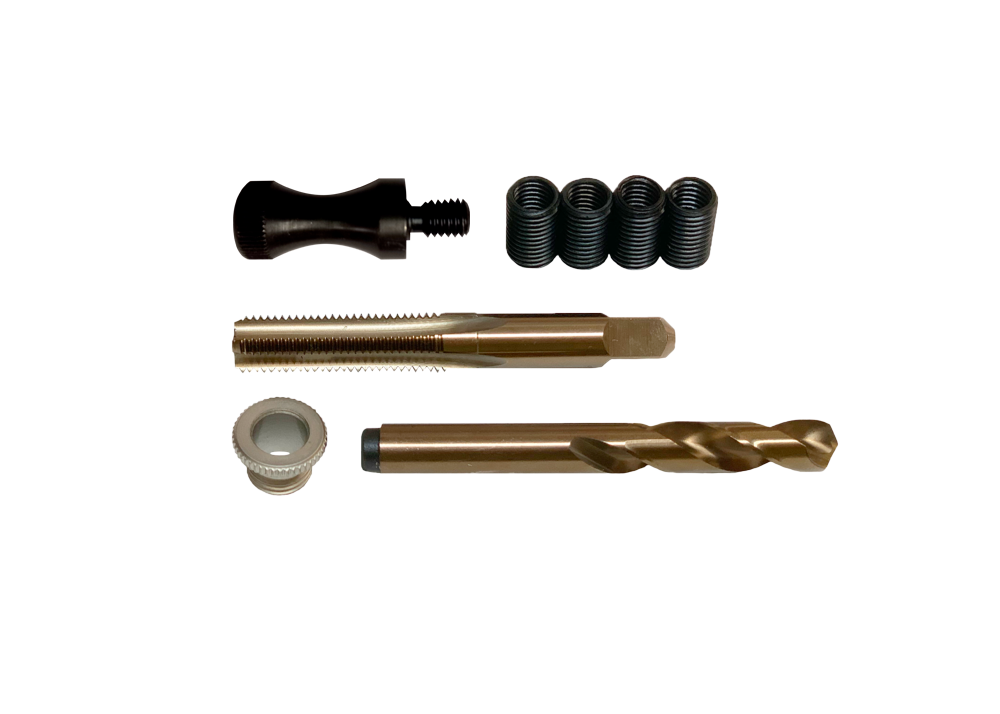 ProMaxx PMXTRK200 Thread Repair Kit with 8mm Black Oxide Inserts for Exhaust Manifold Bolts and More