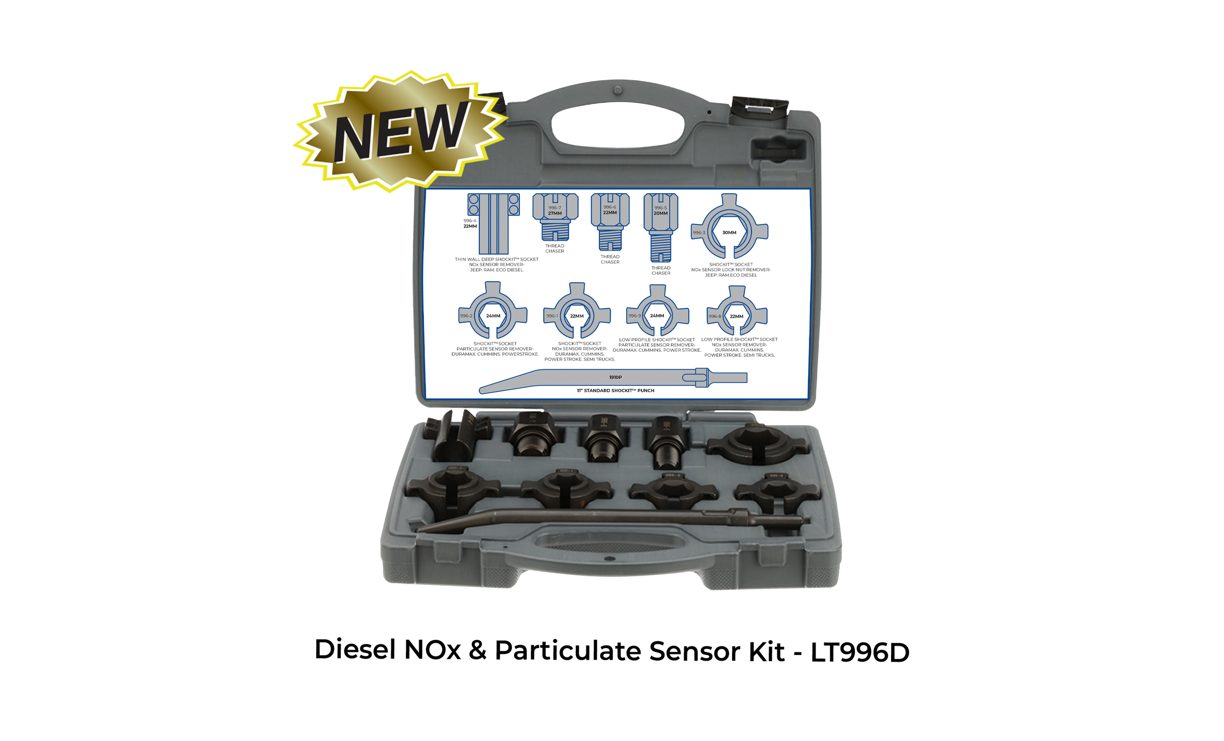 Remove Frozen Diesel NOx & Particulate Sensor Shockit Socket ProMAXX Tool