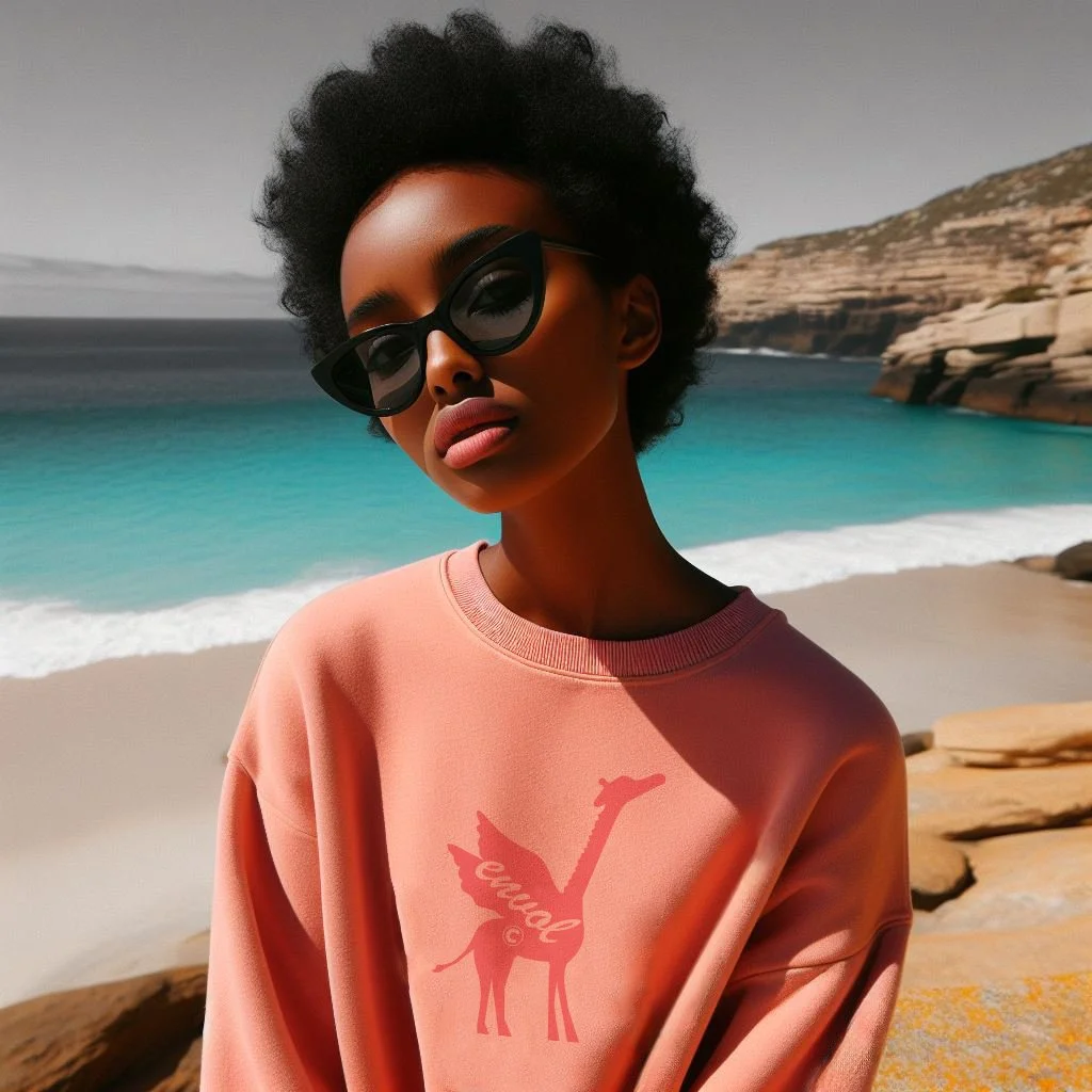 design envol de vivre sweatshirts pomegranate