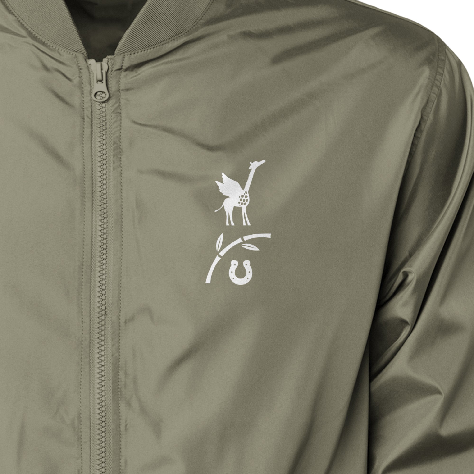 bomber jacket military green