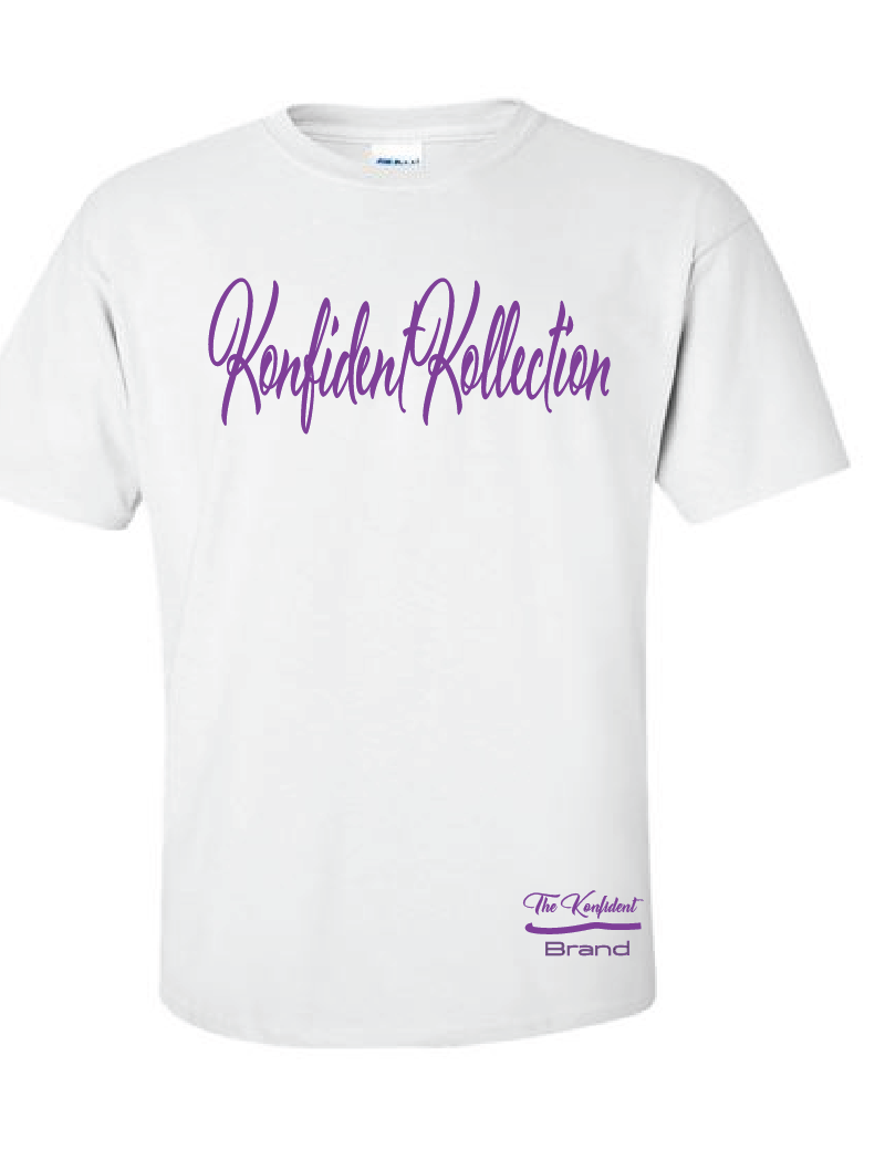 Signature T-Shirt ( WhitePurple)
