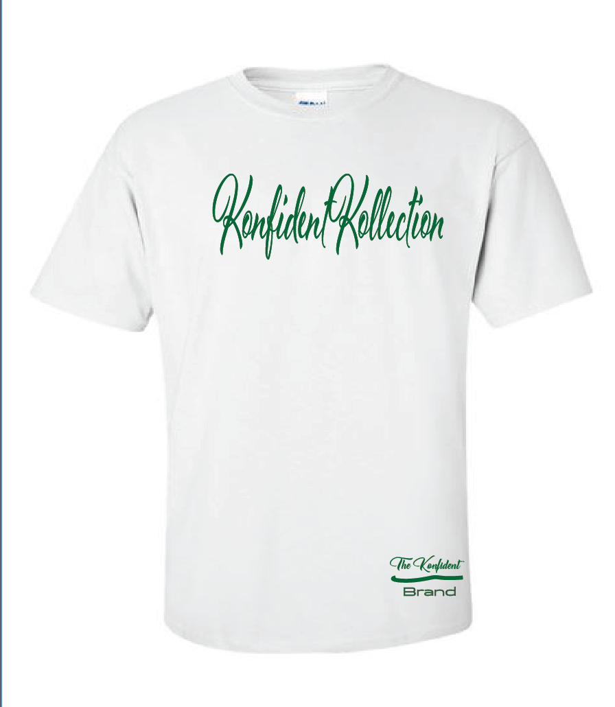 Signature T-Shirt ( White/Green)