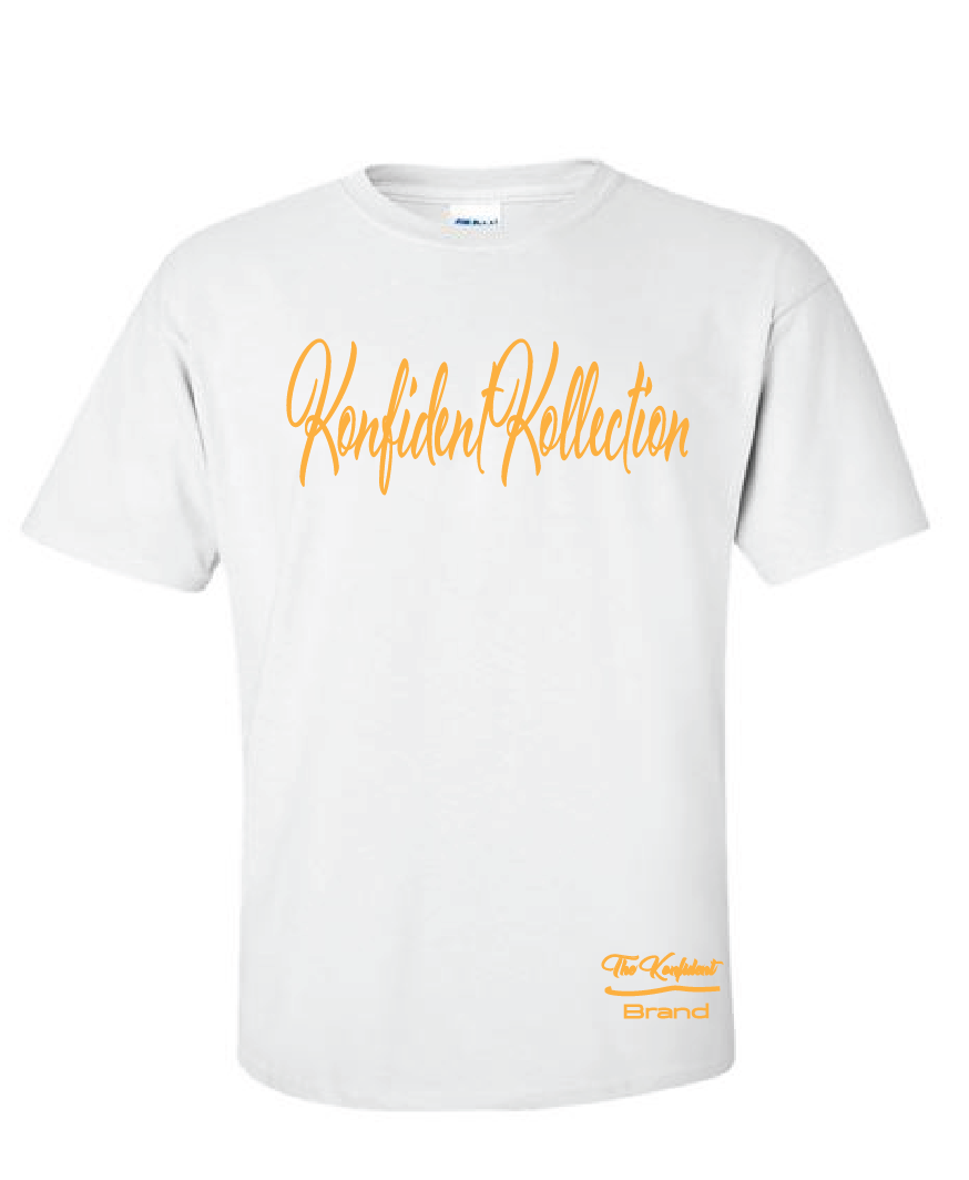 Signature T-Shirt ( White/Gold)