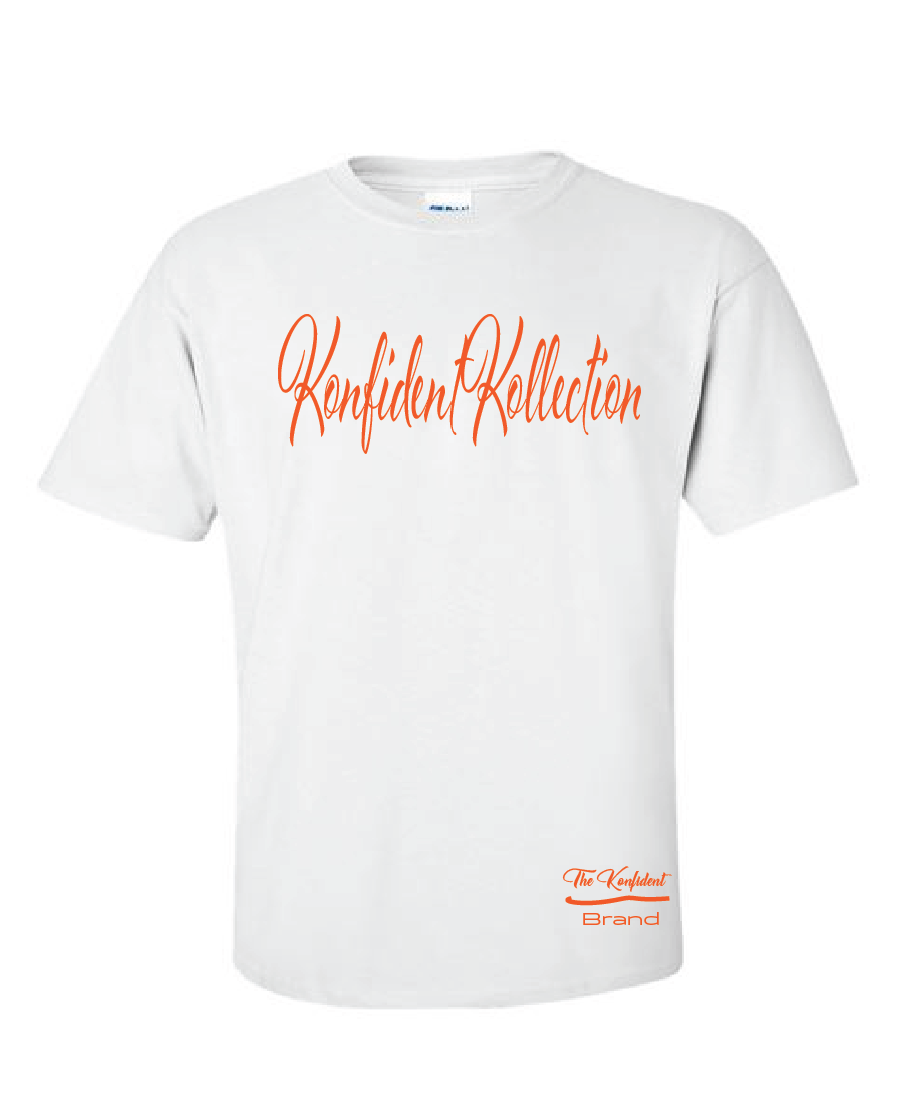 Signature T-Shirt (White/Orange)
