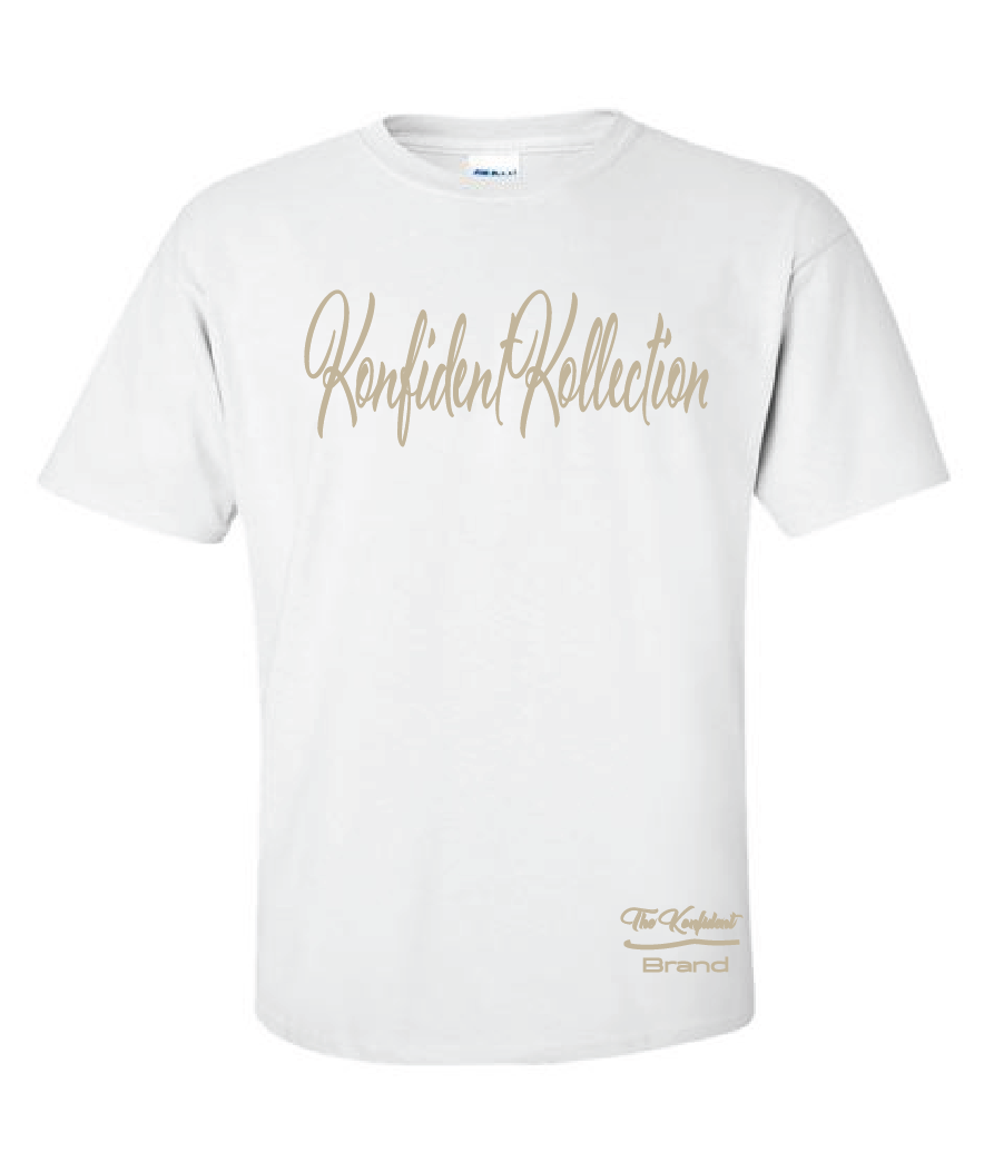 Signature T-Shirt ( White/Sand)