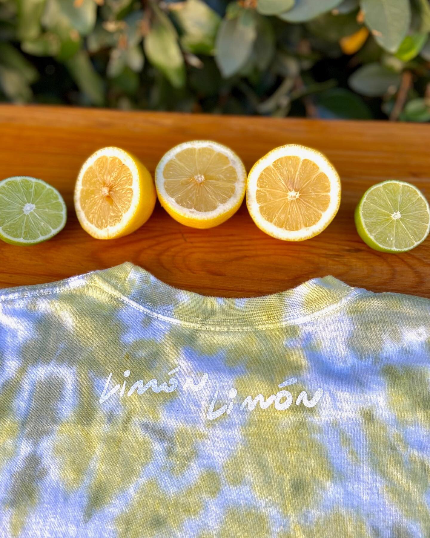 JUICY NEWS! 🍋✨After spending months and months and many long days and nights designing our next wave of t-shirts, the Citric Tie Dye Tee is finally here! We are so happy with how these turned out and we really spent a lot of time to make sure the qu
