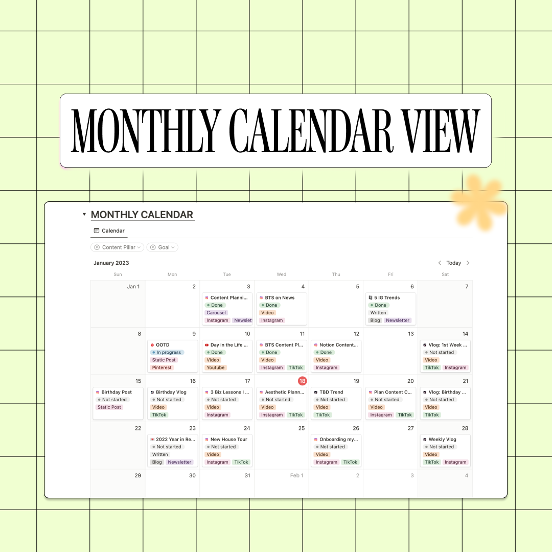 The Perfect Content Calendar Template for Notion — Taylor Loren