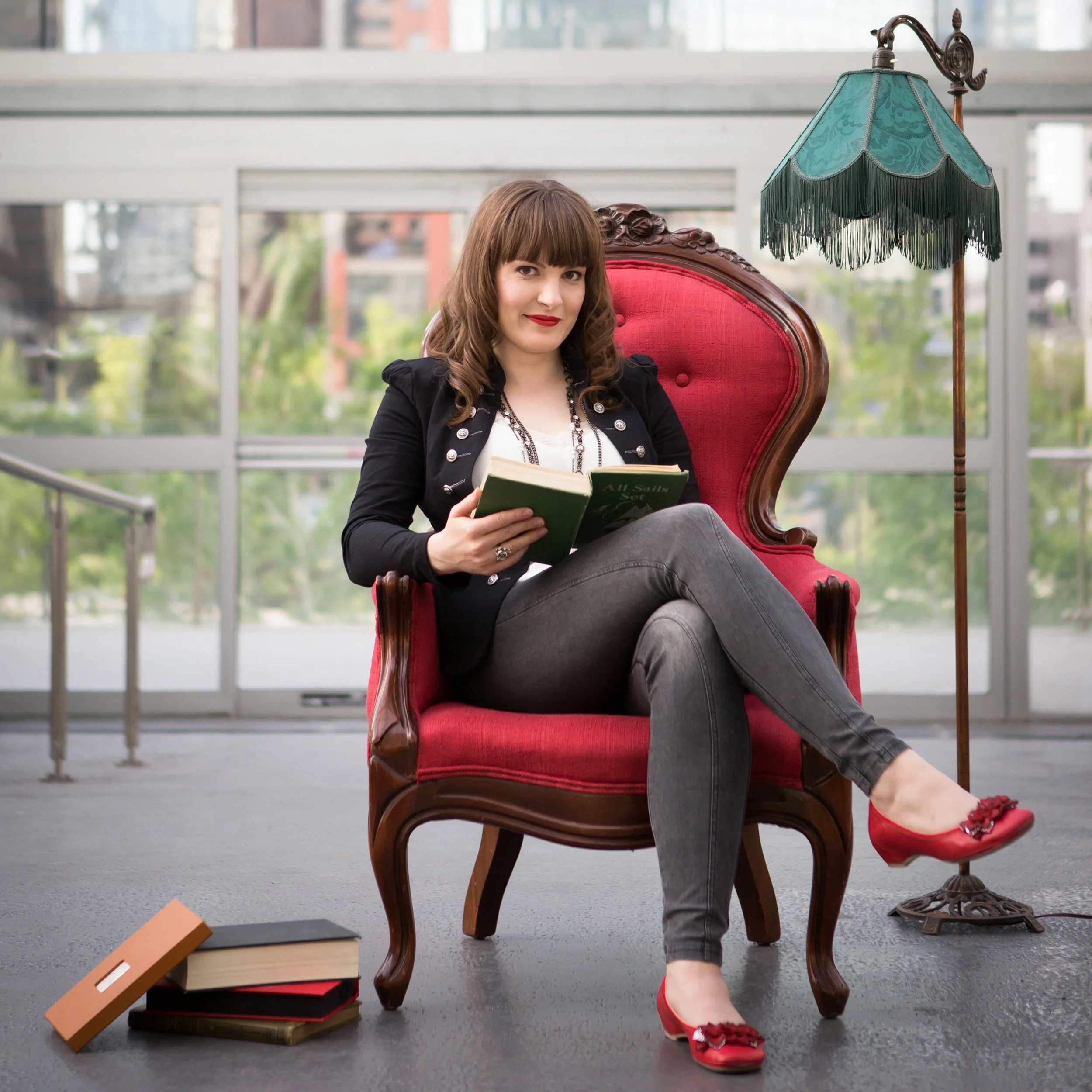 Author Photo in Chair