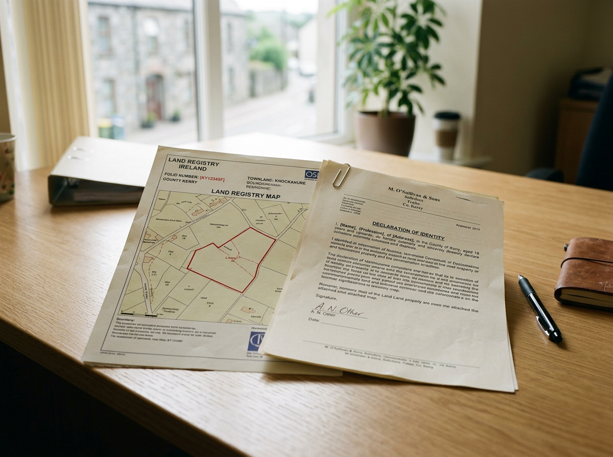 What is a “Declaration of Identity” when Buying a House in Ireland.