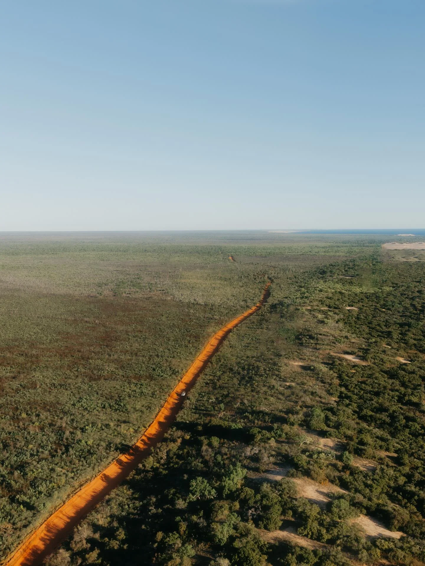 So much beauty in the red earth&rsquo;s lines, drifting down to the promise of stunning untouched beaches 🐢🐟🐚