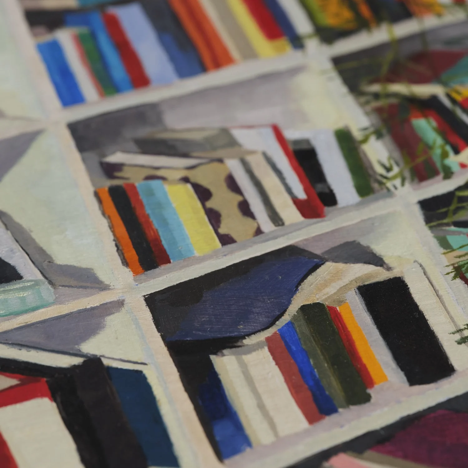 Natasha Tonkin Original Oil Painting Bookshelf