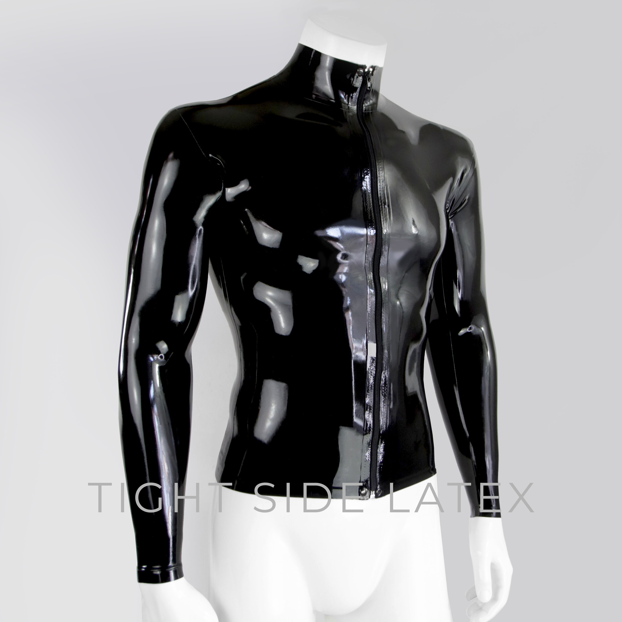 Mens Latex Buckle and Belt Shorts - TIGHT SIDE LATEX
