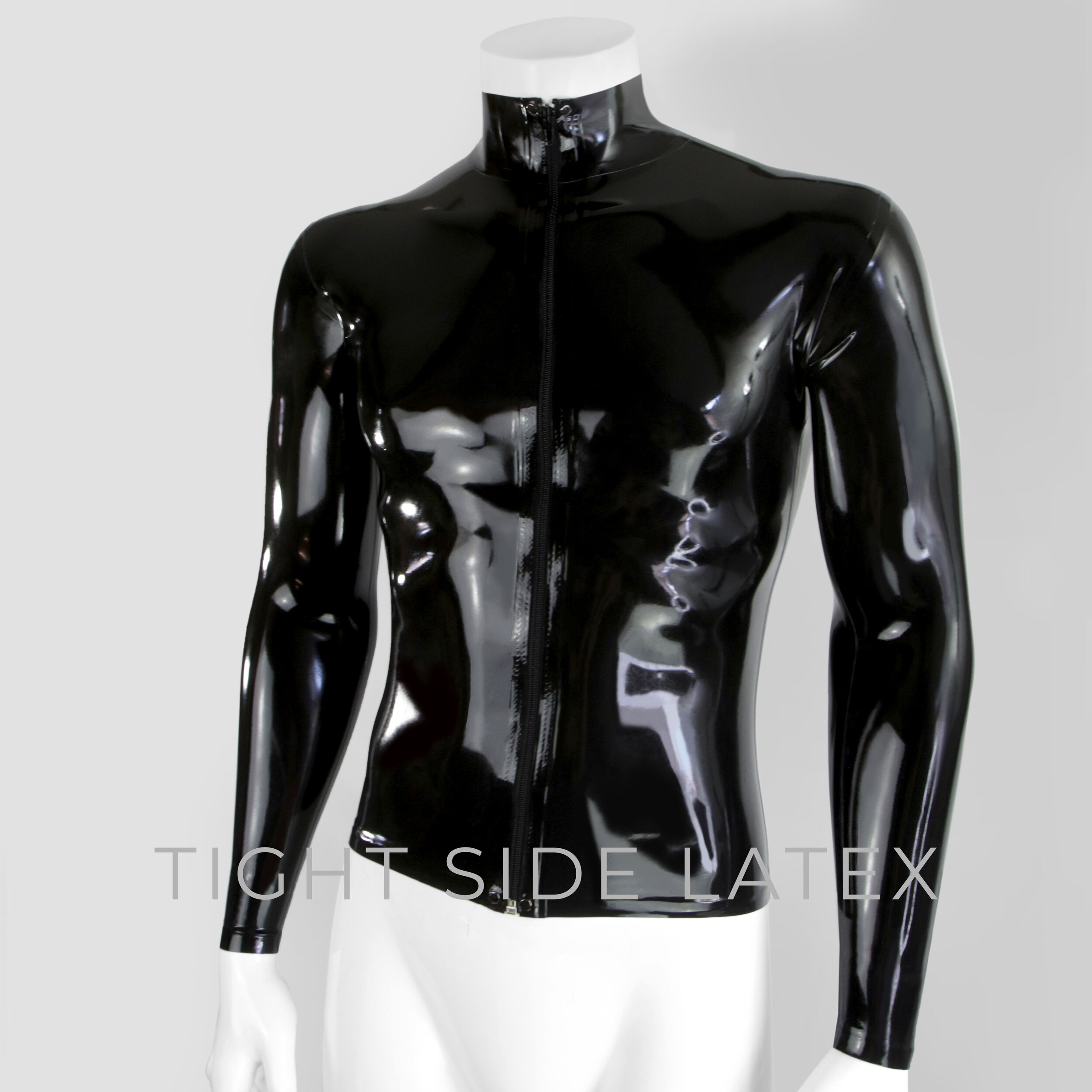 Mens Latex Buckle and Belt Shorts - TIGHT SIDE LATEX