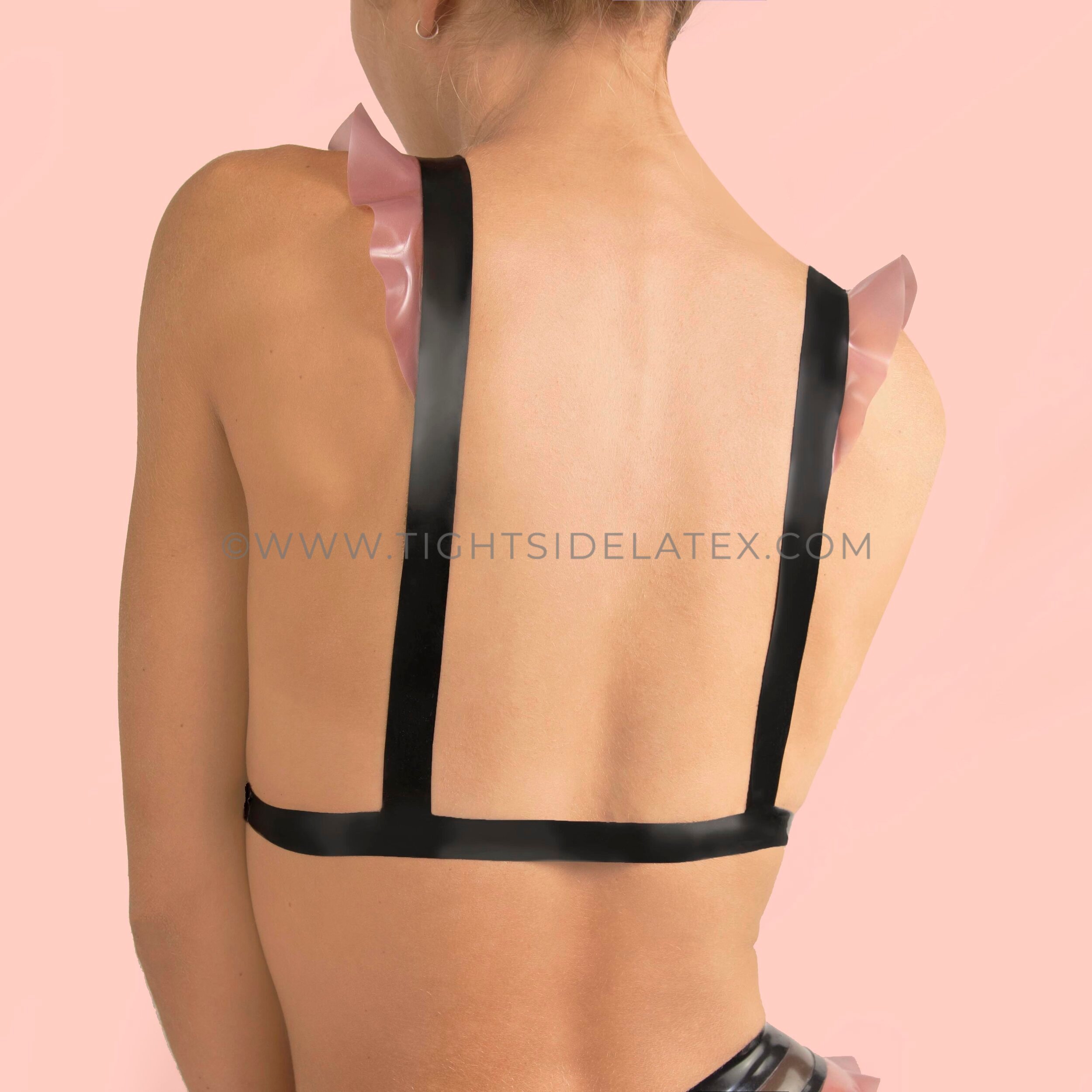Latex Top With Perforated Back - Tight Side Latex