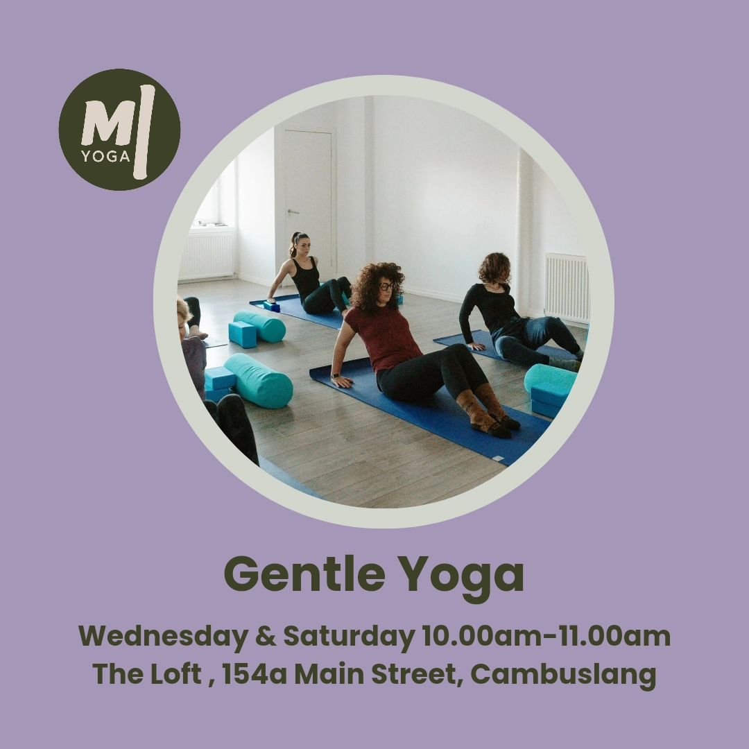 I'm excited to let you know my Saturday morning yoga class is moving to @loftglasgow from 18th May 😃  This really is a lovely way to set yourself up for the day ahead, and it's beginner friendly 🥰 Gentle yoga also runs at the same time, 10.00am on 