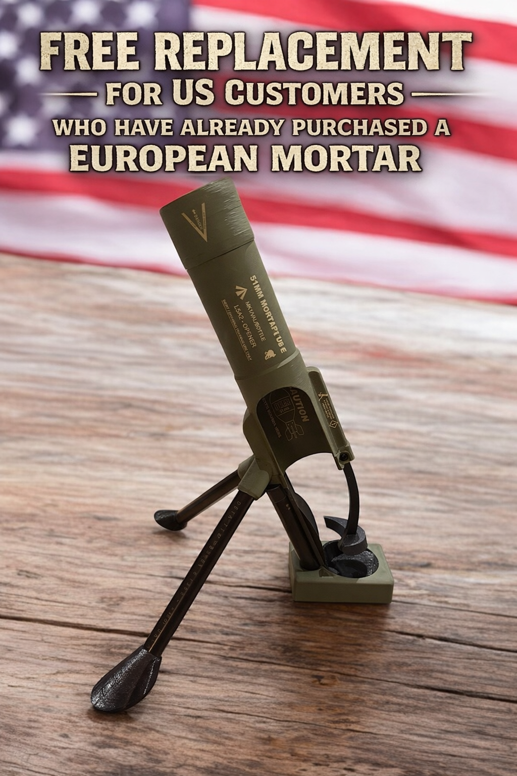 US Customer Free Replacement (Shipping only)