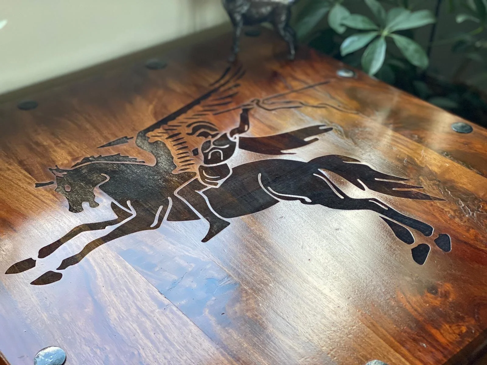 Personalised Engraved Hardwood Coffee Table | Customised Wooden ...