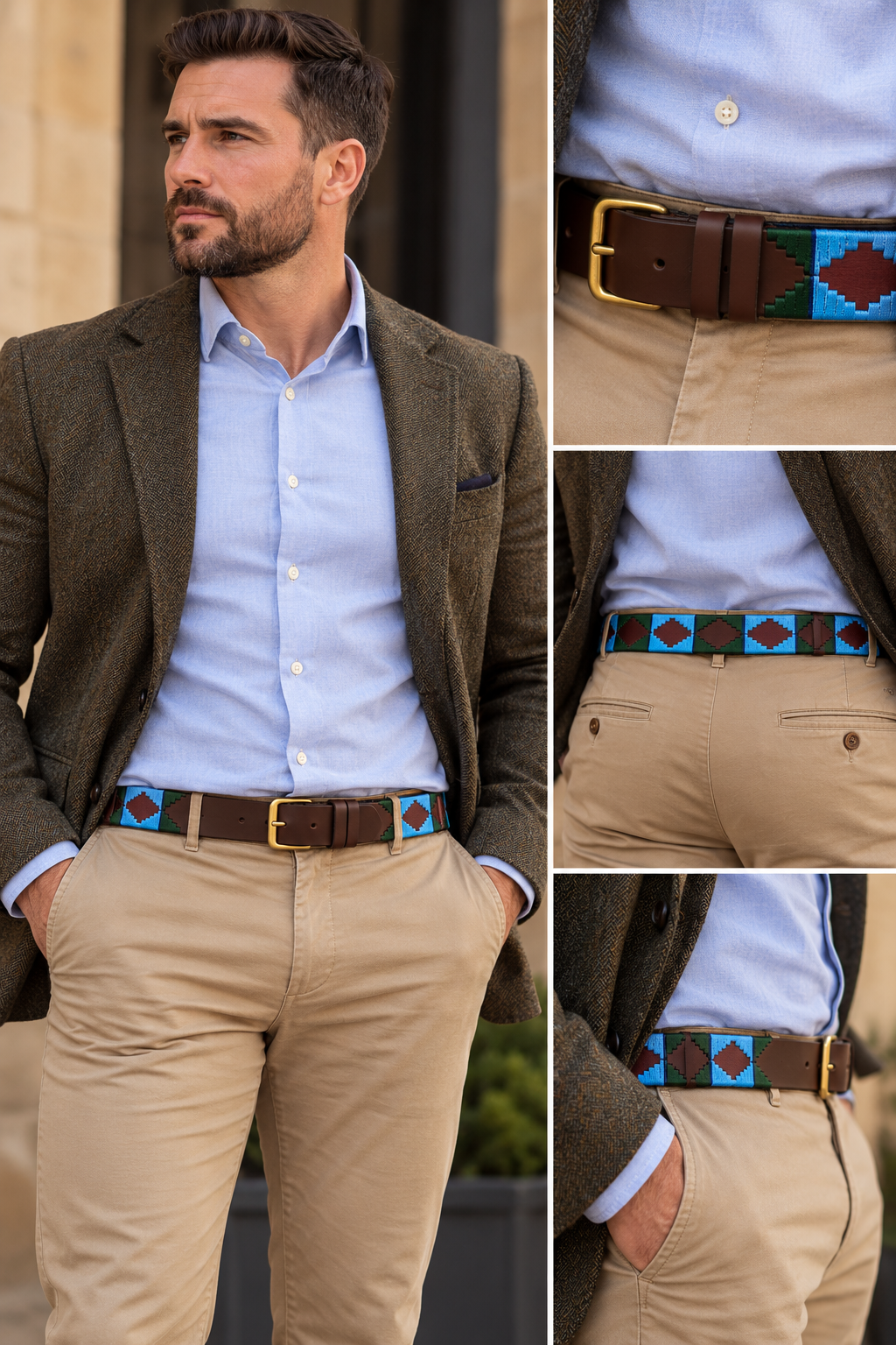 Woven Diamond Belt Fashion Showcase.png