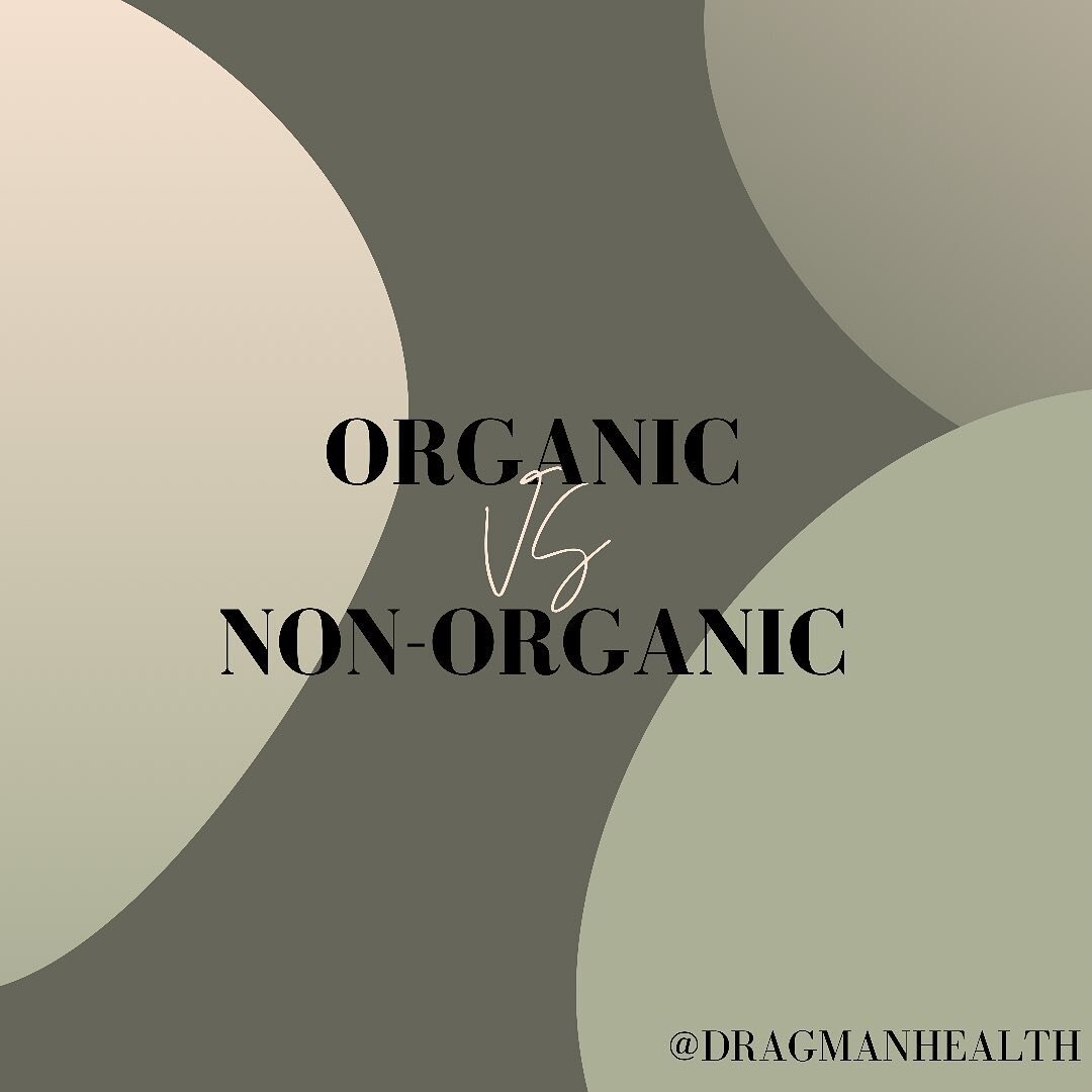 Organic VS non-organic.

Switching products can be overwhelming when trying to live a healthier lifestyle. One of the most important switches is from non-organic to organic.

Organic means no synthetic pesticides, fewer multi-drug resistant bacteria 