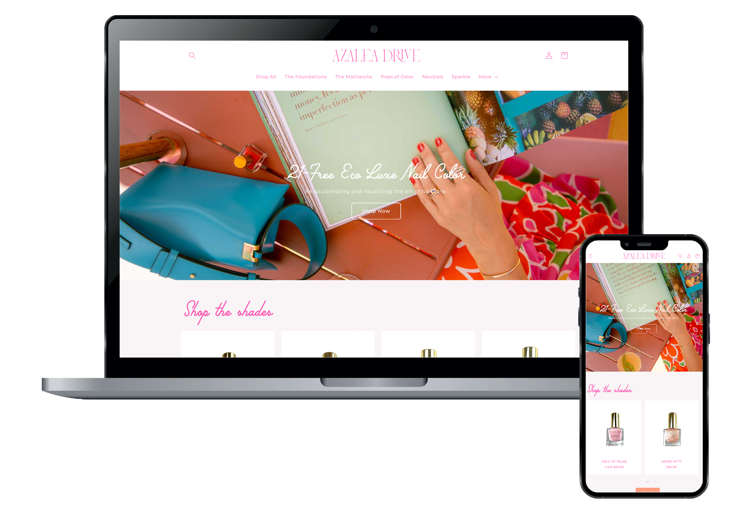 Azalea Drive Website Design