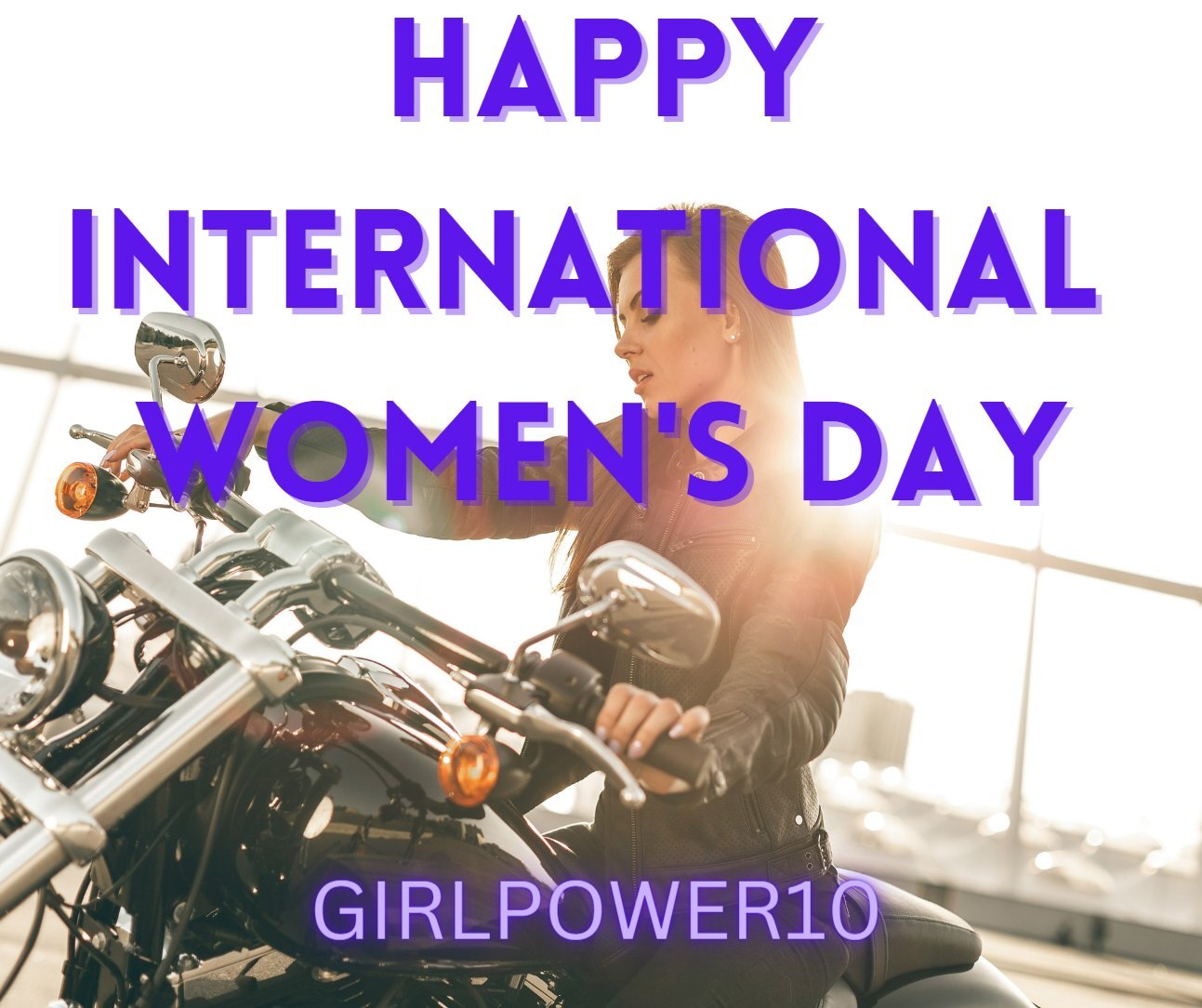 Here at Conquerors Motorcycle Apparel we have always supported the female bikers that have come though our door, and doing our best to keep a large selection of ladies motorcycle apparel for you to choose from. 

so to celebrate International Women's