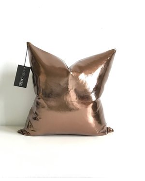 modish bronze lustrous pillow