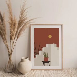 plant home print