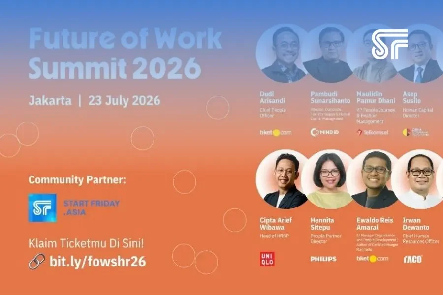 Future Of Work Summit 2026: Kuasai Strategi Transformasi Human Resource &amp; Pemberdayaan Talenta terbaru di Samisara Grand Ballroom Jakarta