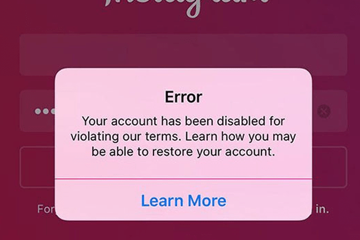 Akun Jualan kena Banned Instagram