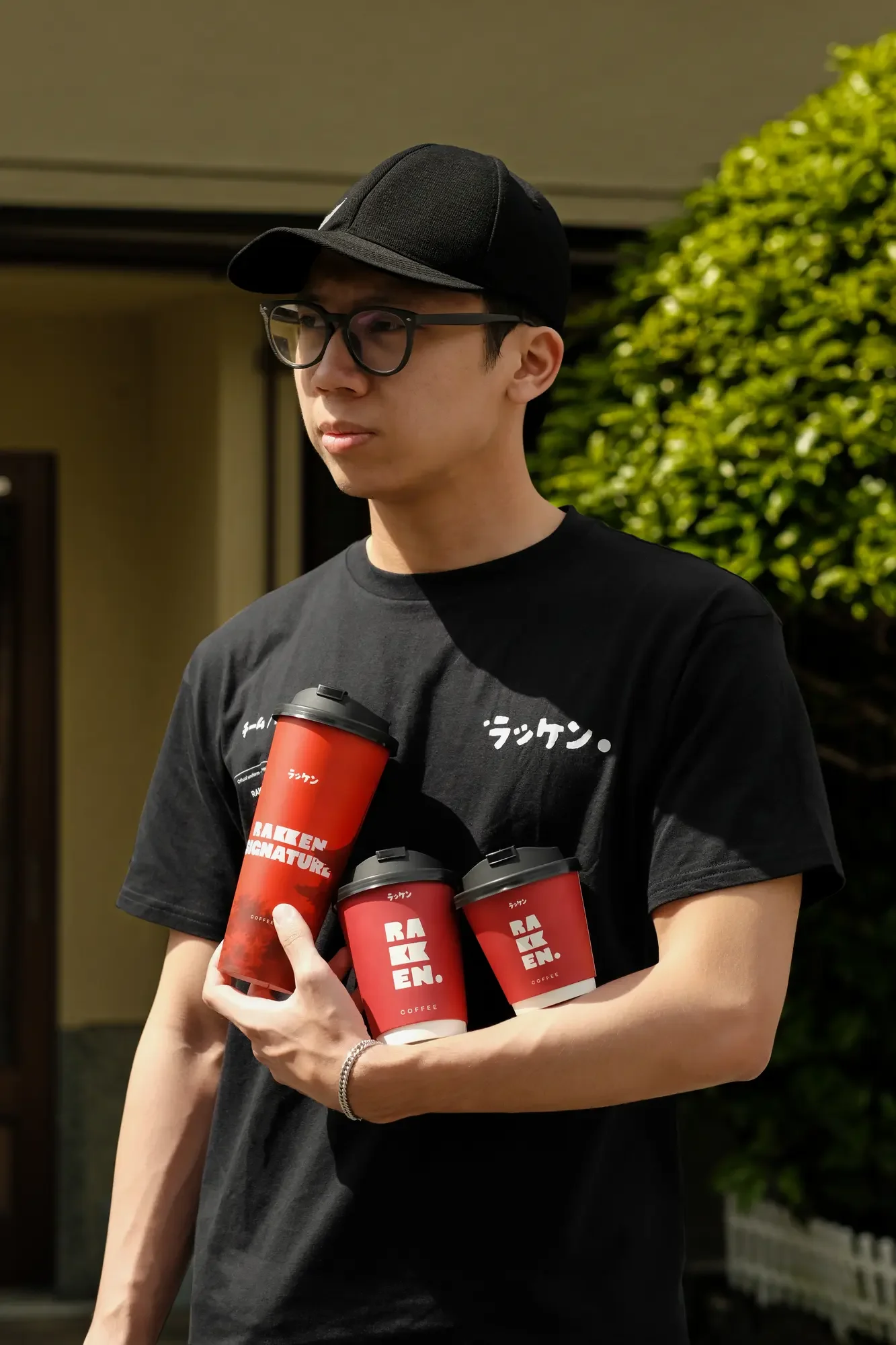 Rakken Coffee Apron Barista - look